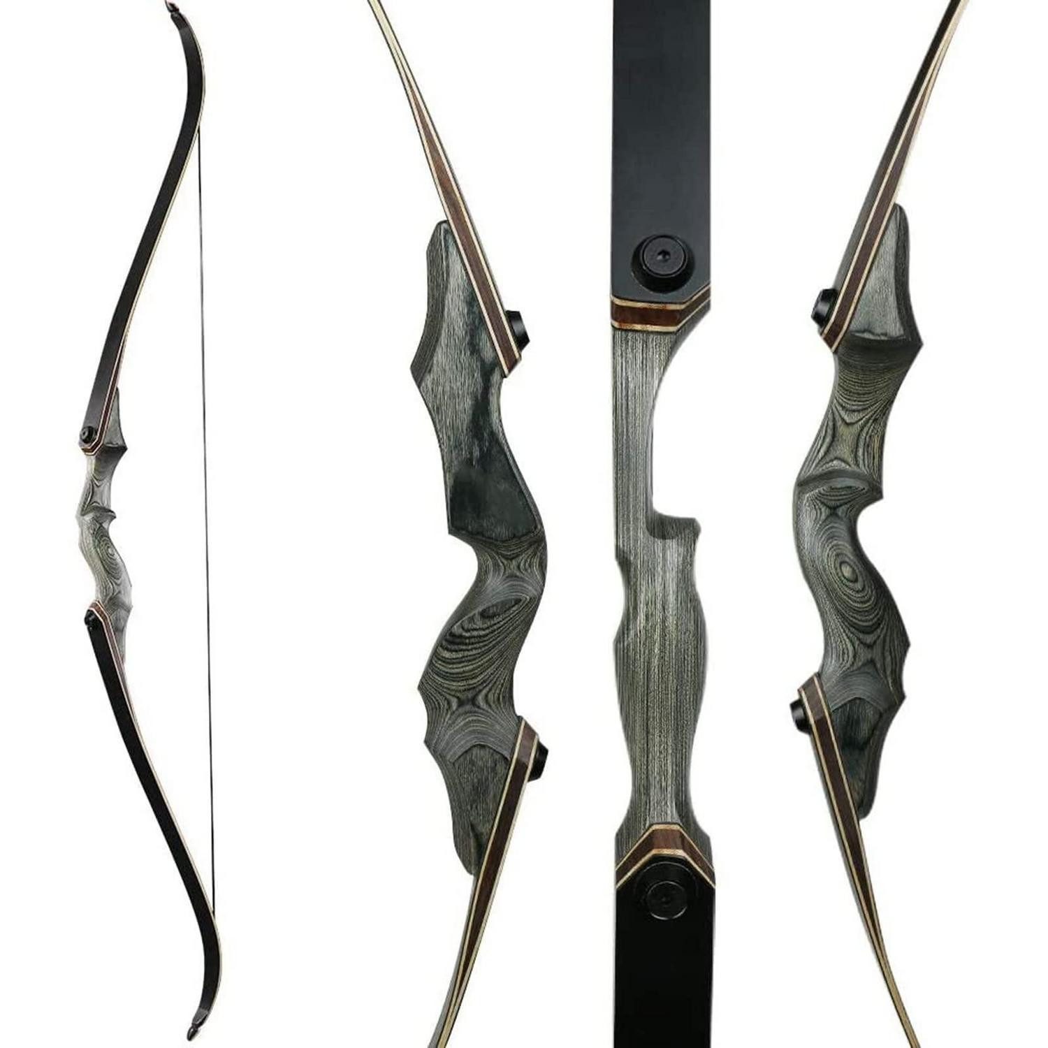 LuxusKollektion Recurvebogen Recurvebogen Takedown 60 Zoll 30-50 lbs Rechtshand