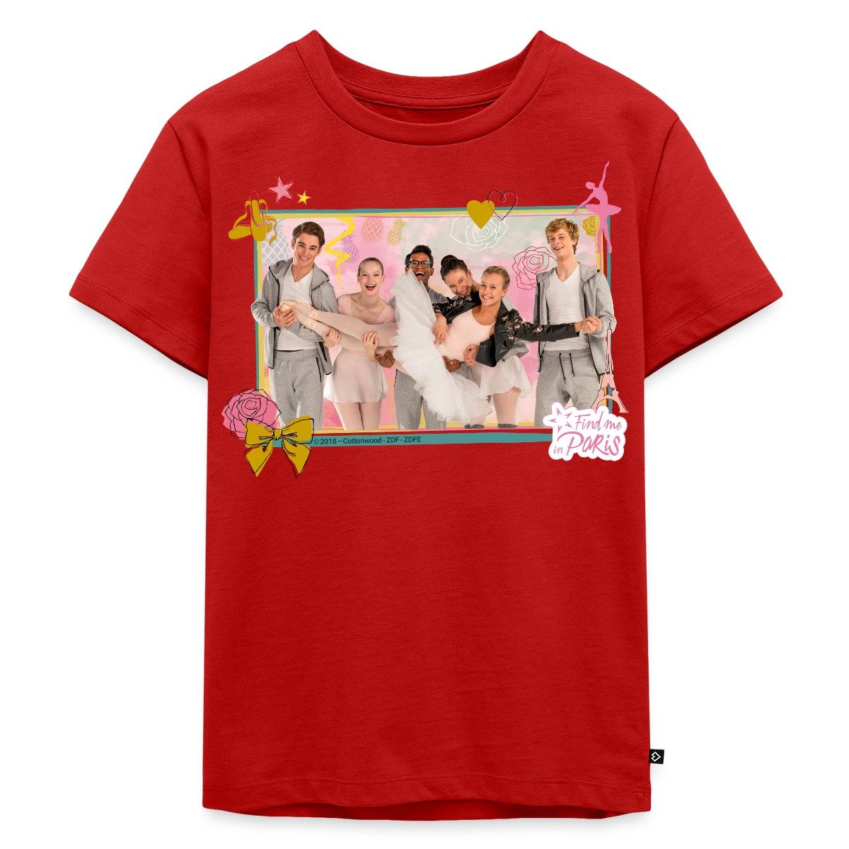 T-Shirt Find me in Paris Charaktere Kinder Premium T-Shirt