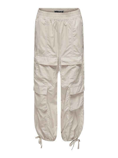 ONLY Stoffhose Cargo Stoffhose Stretch Jogger Pants ONLENIELCA 5211 in Beige