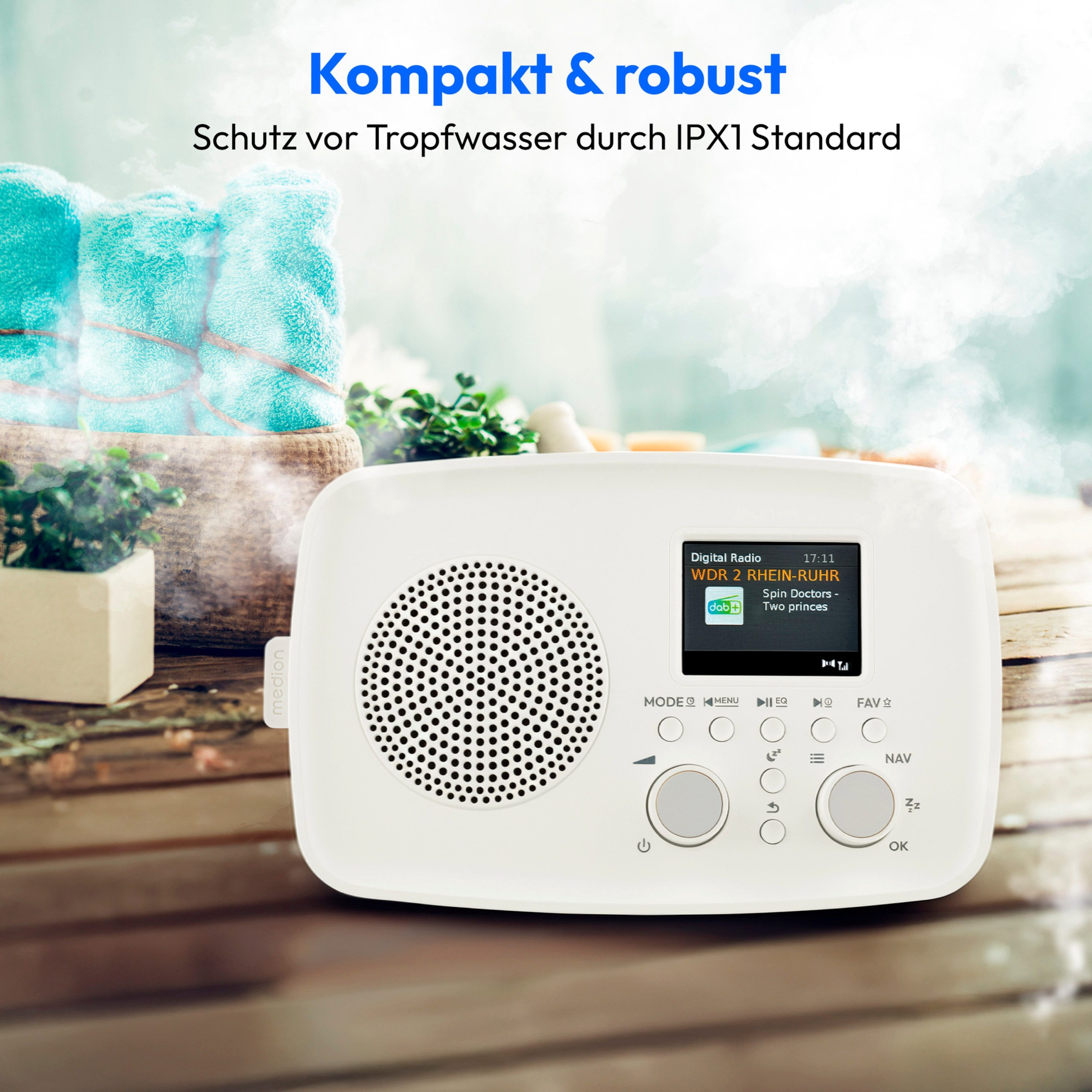 Medion® Audio-System MEDION LIFE DAB+ Radio DRE-1 (MD89288) (5 W, Bluetooth 5.3) – Bild 5 von 5