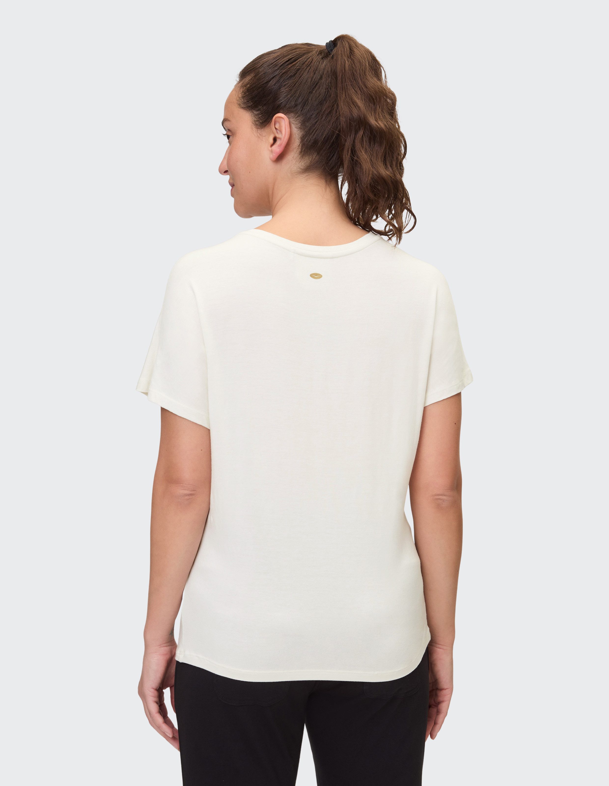 Venice Beach T-Shirt T-SHIRT EILEEN Kurzarm-Design, mit Rundhalsausschnitt, aus Modal und Elasthan