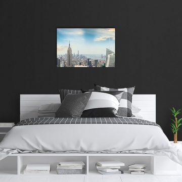 wandmotiv24 Leinwandbild Midtown und Manhattan - NYC, Städte (1 St), Wandbild, Wanddeko, Leinwandbilder in versch. Größen