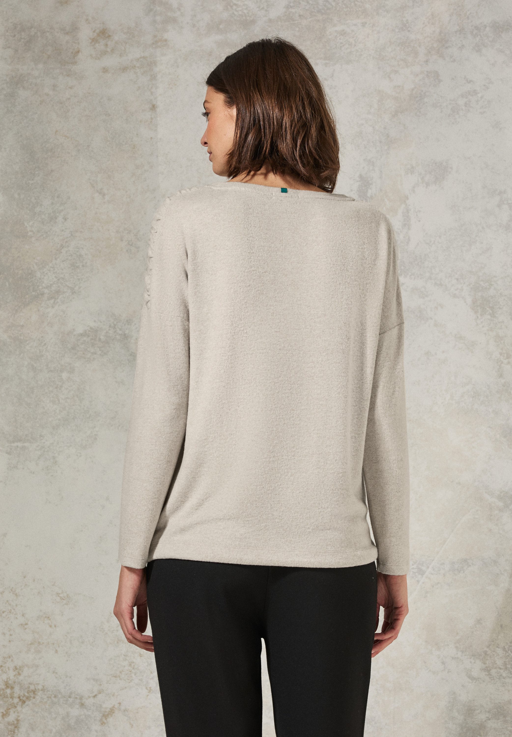Cecil Langarmshirt, mit Tunnelzugsaum günstig online kaufen