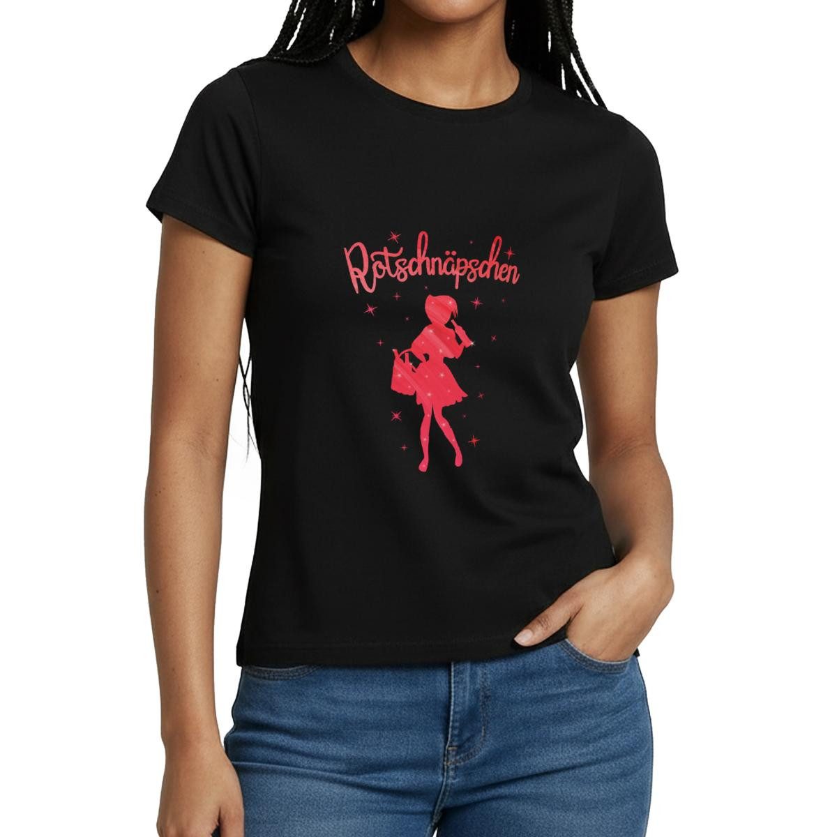 Spreadshirt T-Shirt Rotschnäpschen JGA Junggesellinnenabschied Party Frauen T-Shirt (1-tlg)