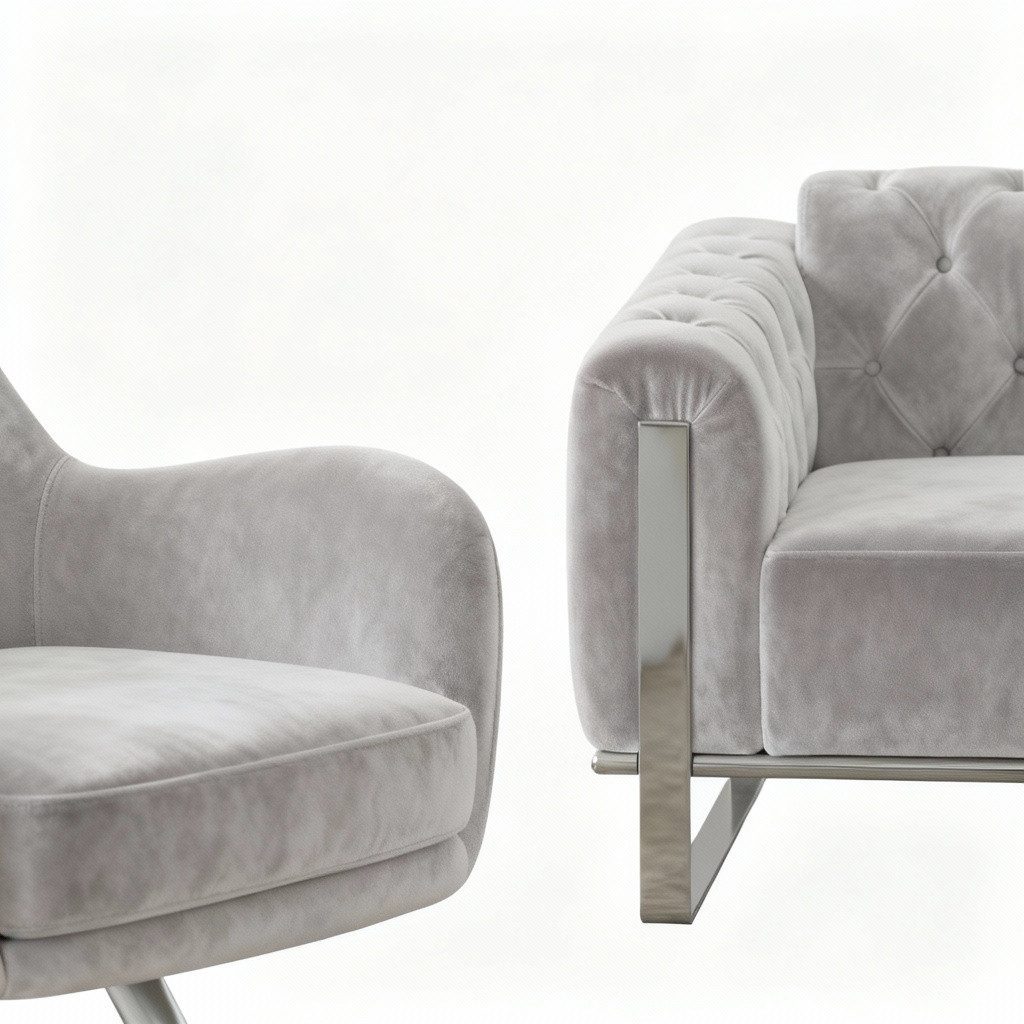 Palms-Store Sofa Liva in 4 Stoff- und 3 Fußfarben kombinierbar mit Knopfhef günstig online kaufen