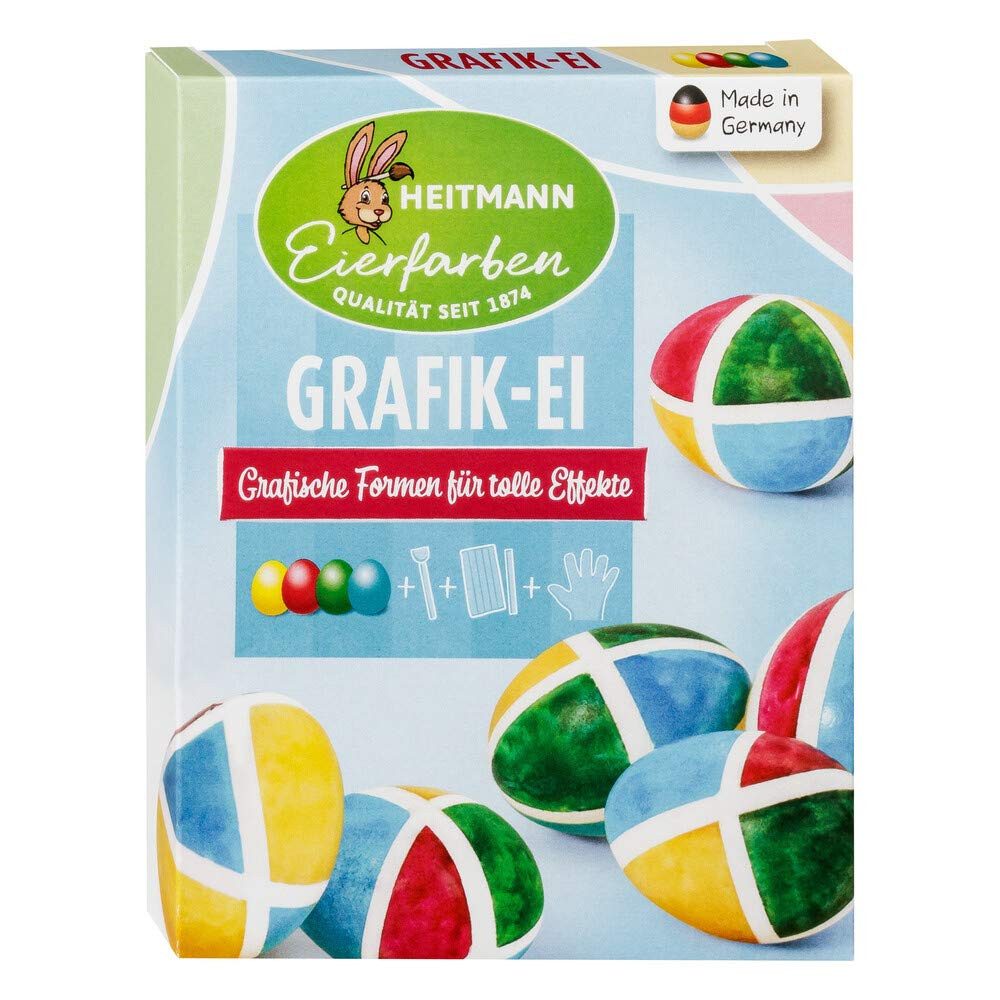 BRAUNS HEITMANN Osterei 1x Heitmann Eierfarben - Grafik Ei (1 St)