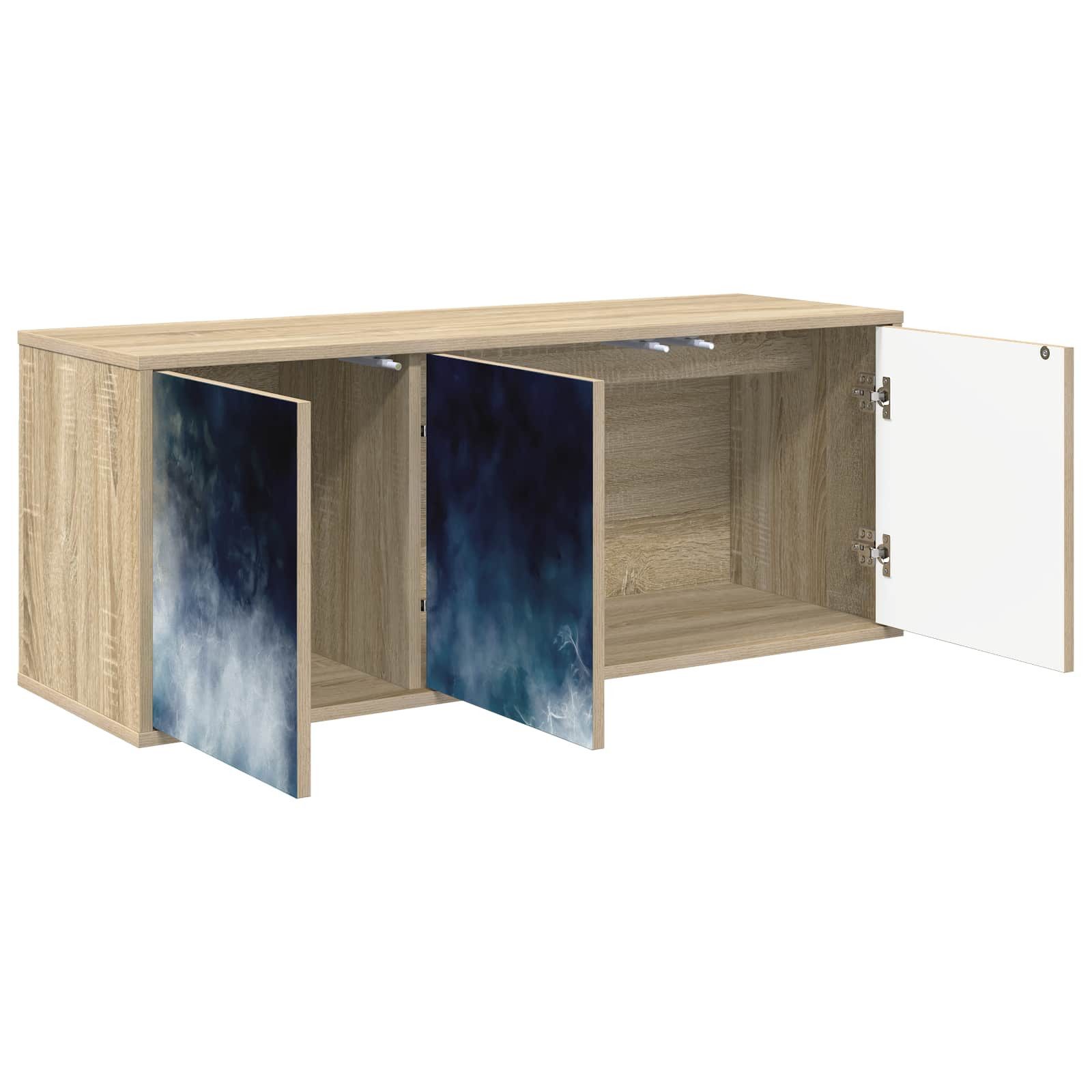vidaXL TV-Schrank Wandmontierter TV-Schrank RAALTE 102 x 33 x 40 cm Sonoma-Eiche (1-St)