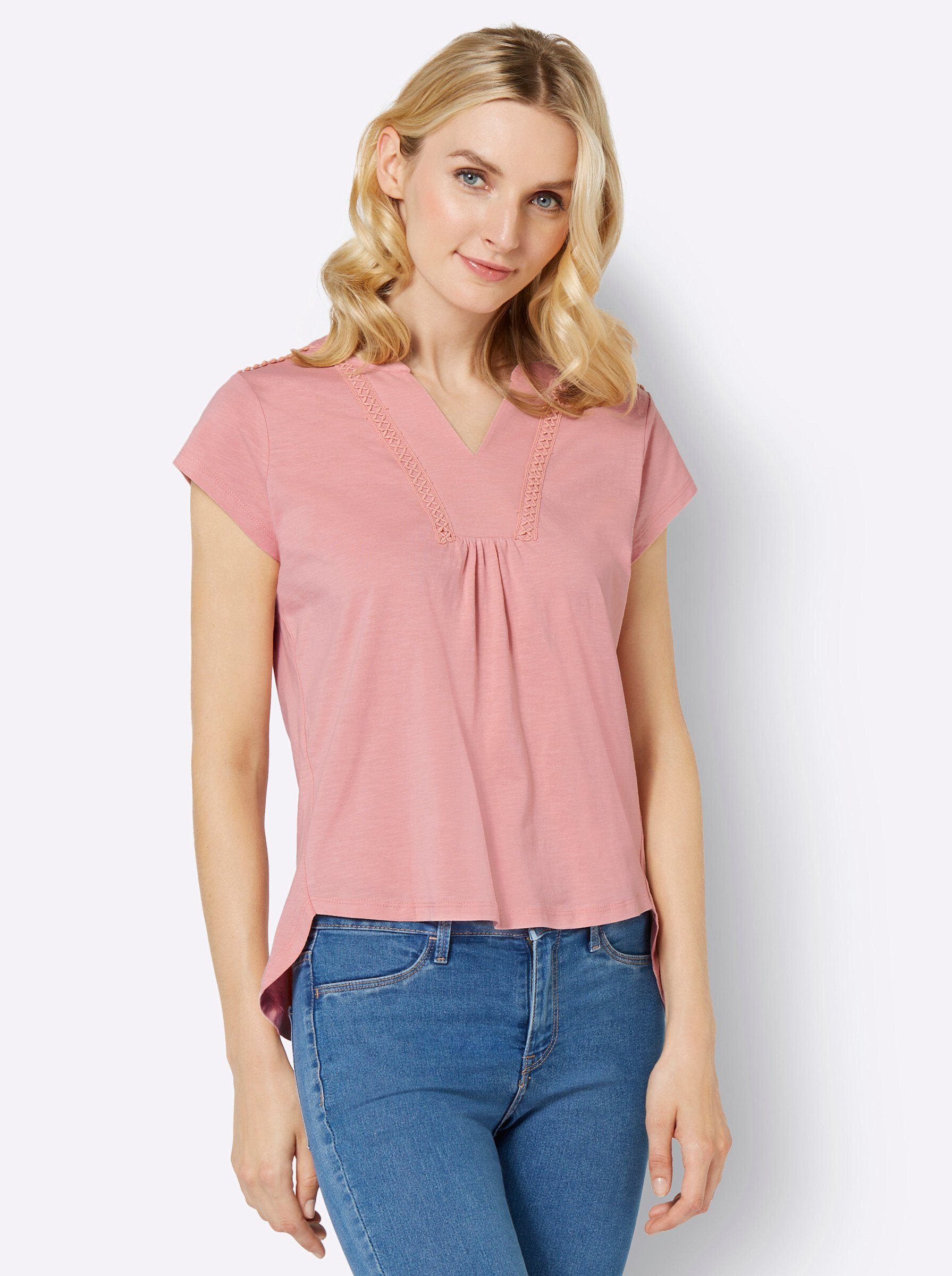 t shirt spitzer ausschnitt