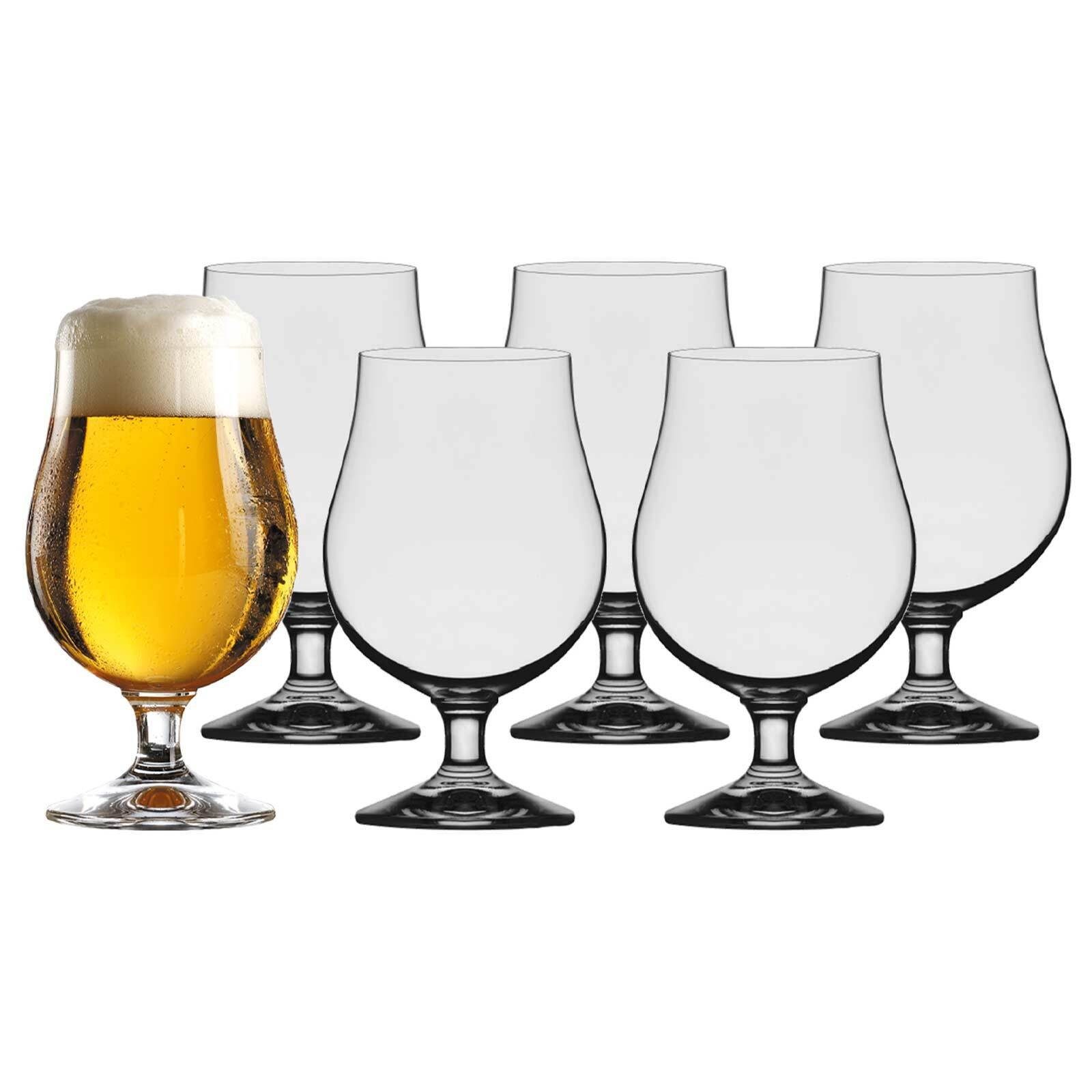 Stölzle Bierglas Berlin Biergläser 400 ml 6er Set, Glas