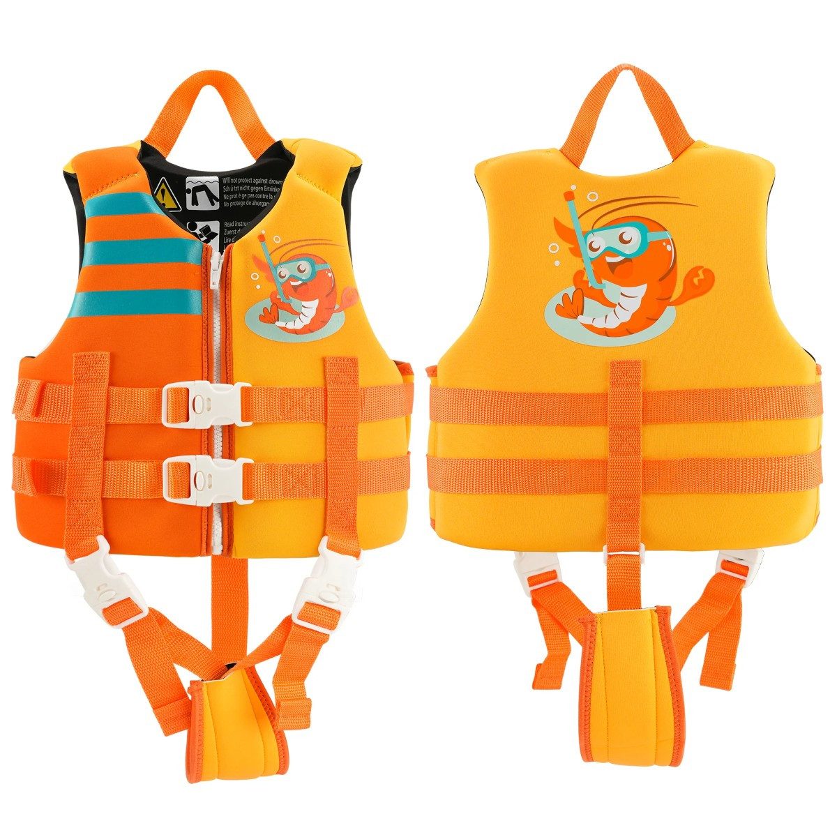 COFI 1453 Schwimmweste für Kinder - Schwimmhilfe mit Auftriebshilfen