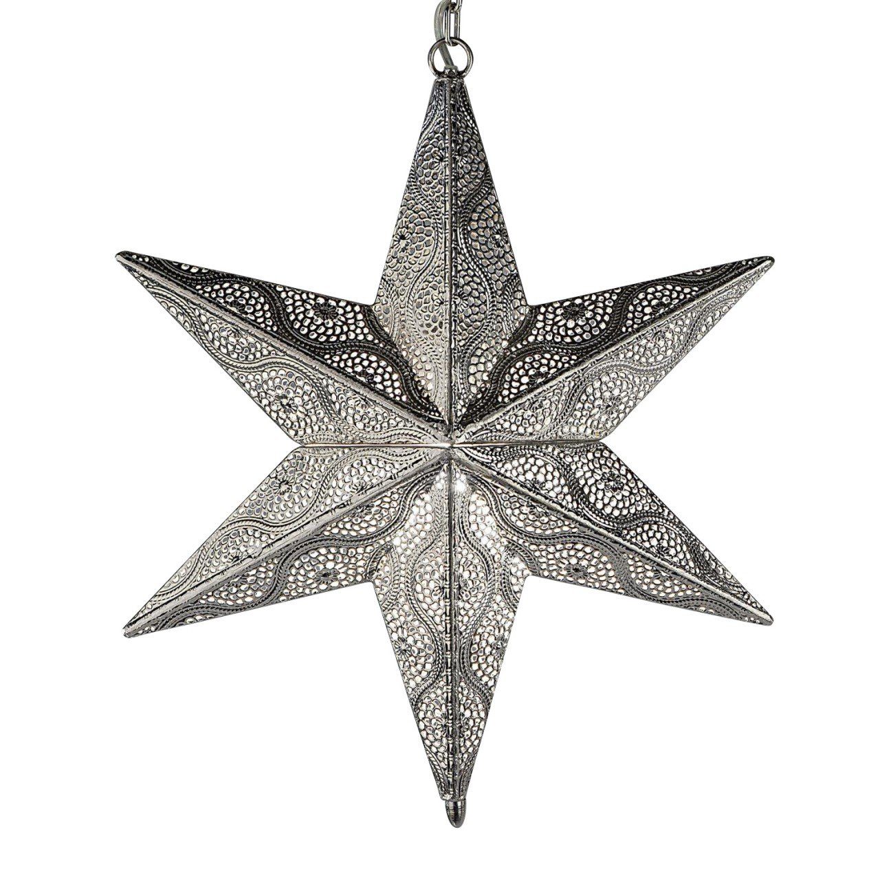 formano Hängeleuchte Capri, Silber D:45cm Metall