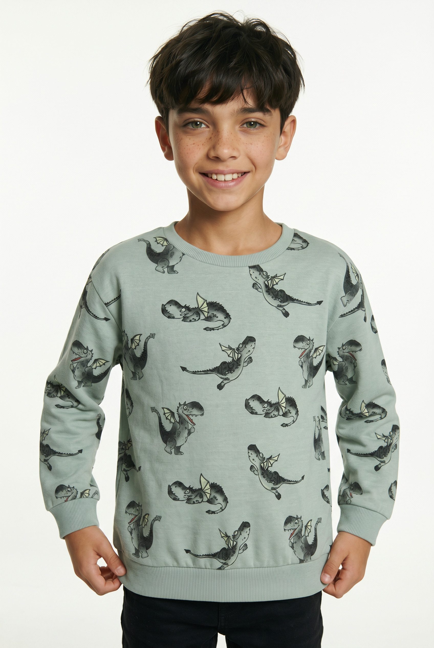 Name It Sweatshirt NMMKASSE LS NREG SWEAT UNB Baumwollmischung, regular fit