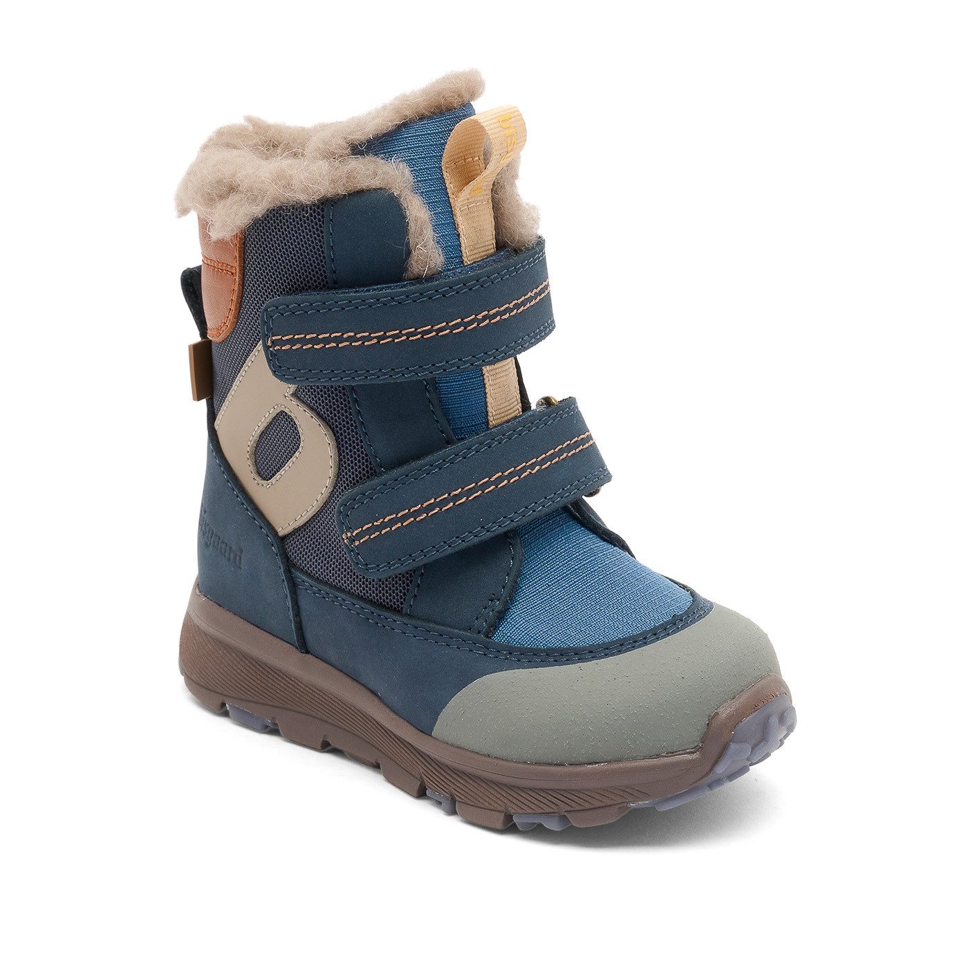 Bisgaard spencer tex Winterboots Klettboots, Snowboots mit Klettriemchen, TEX-Membrane