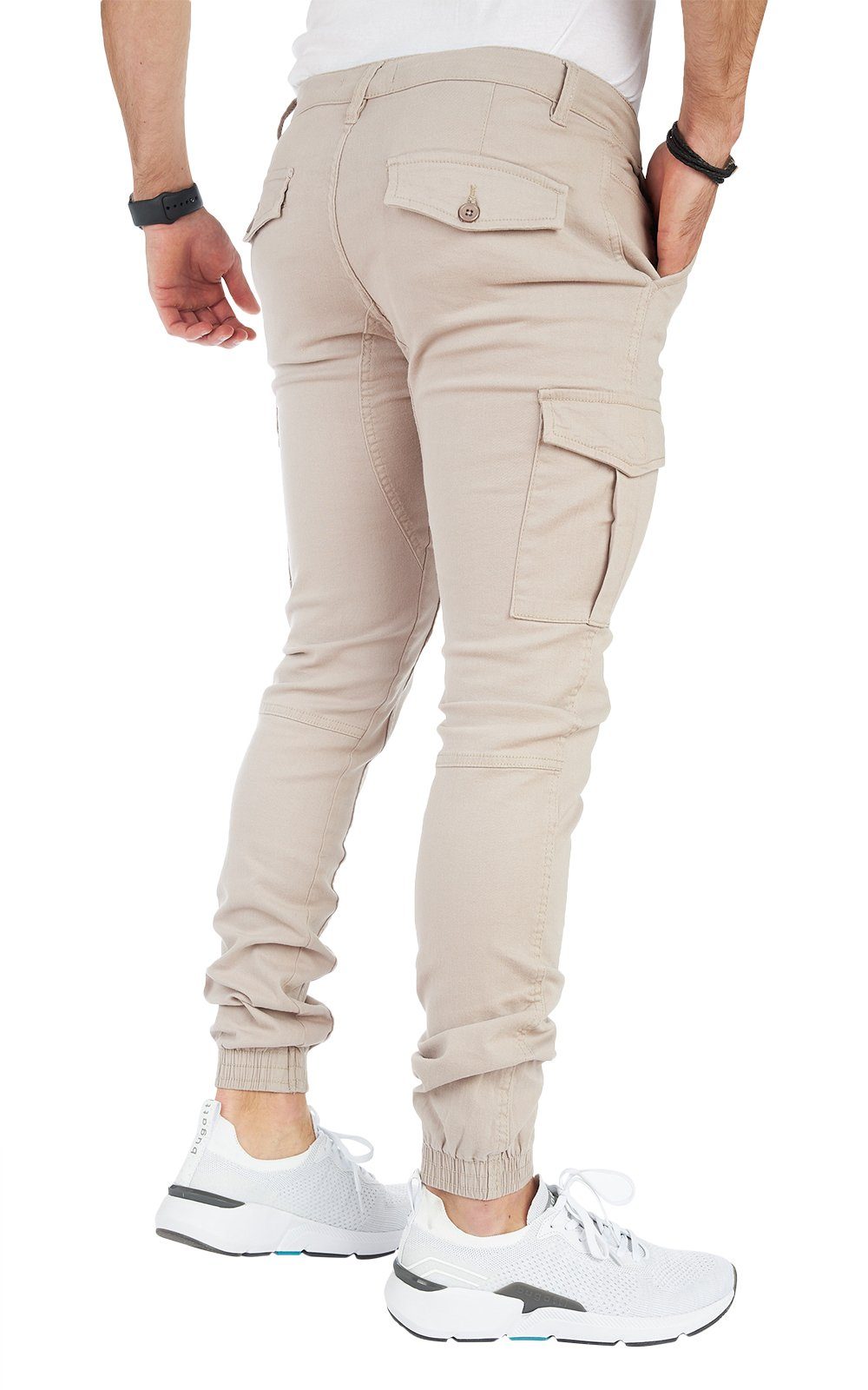 Styleko Cargohose Slim fit Cargohose Herren Cargohose männer Cargohose für Herren Jogger – Bild 4 von 5