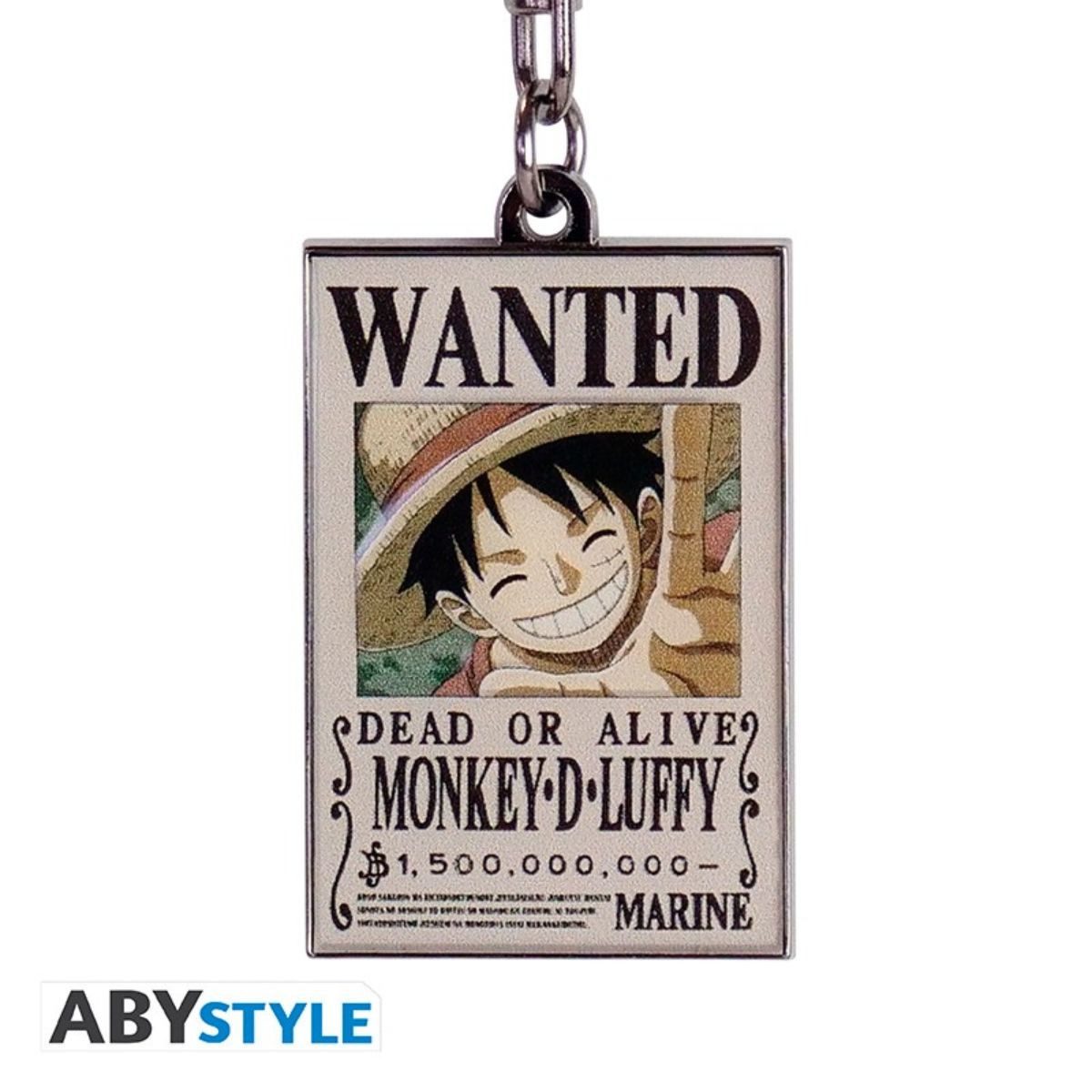 ABYstyle Schlüsselanhänger Keychain "Wanted Luffy" günstig online kaufen