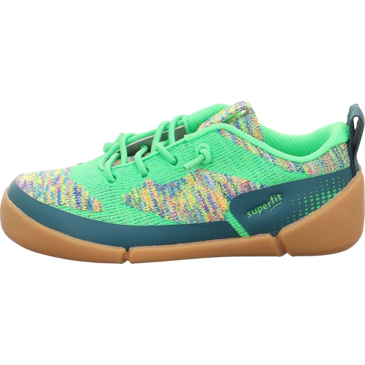Superfit Vento Outdoorschuh Luftiger Sneaker mit Neoprenelementen und Strick, ideal für Alltag