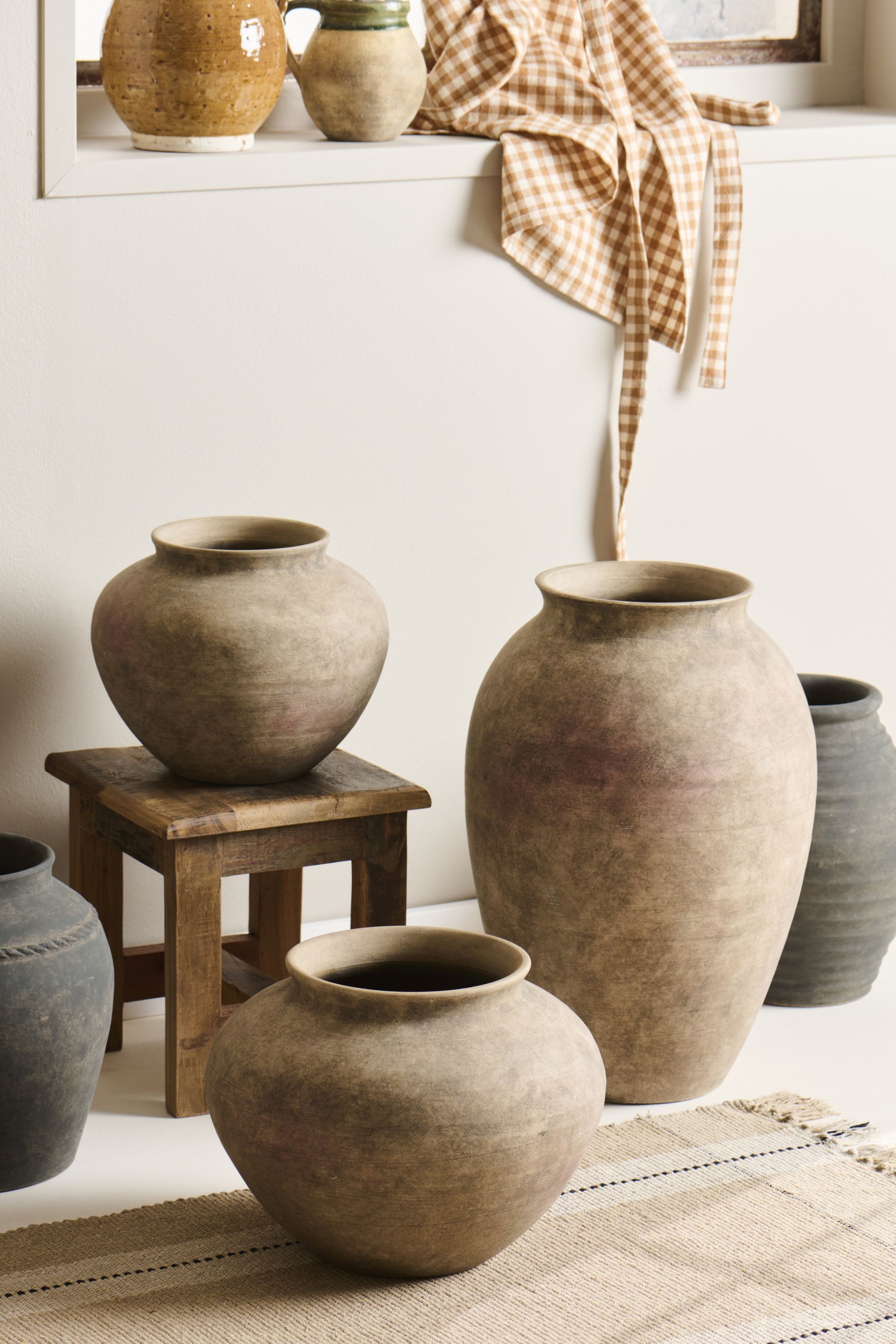 Ib Laursen Hocker Ib Laursen - Kleiner Hocker Holzhocker Beistelltisch Schemel UNIKA
