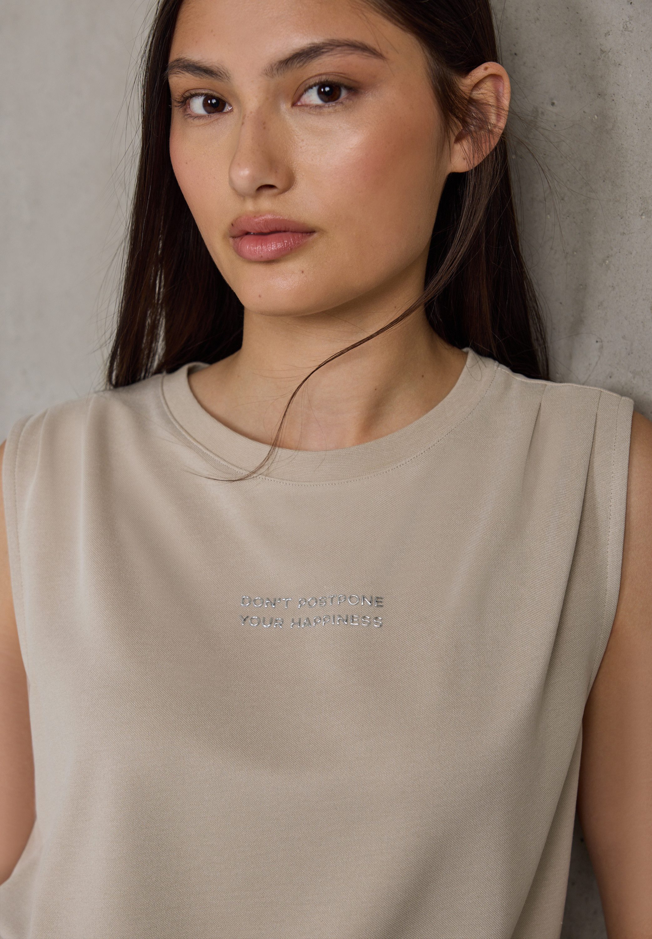 STREET ONE STUDIO T-Shirt mit Elastiksaum