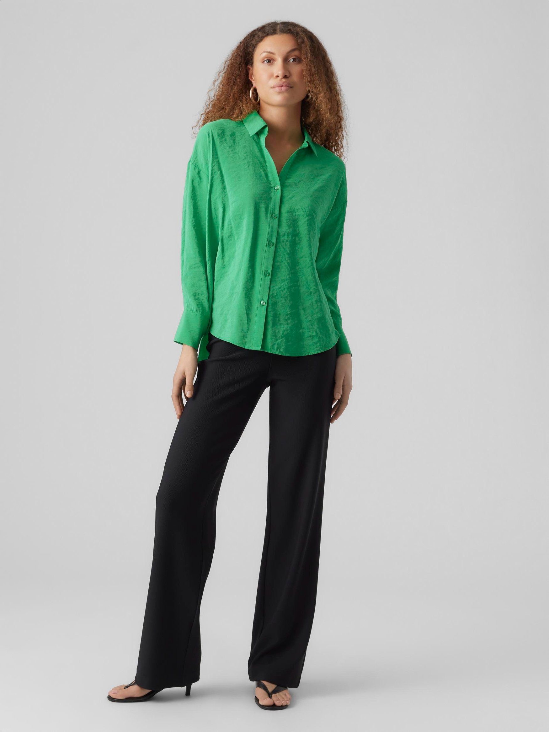 Vero Moda Blusenshirt Legere Hemdbluse Oversized günstig online kaufen