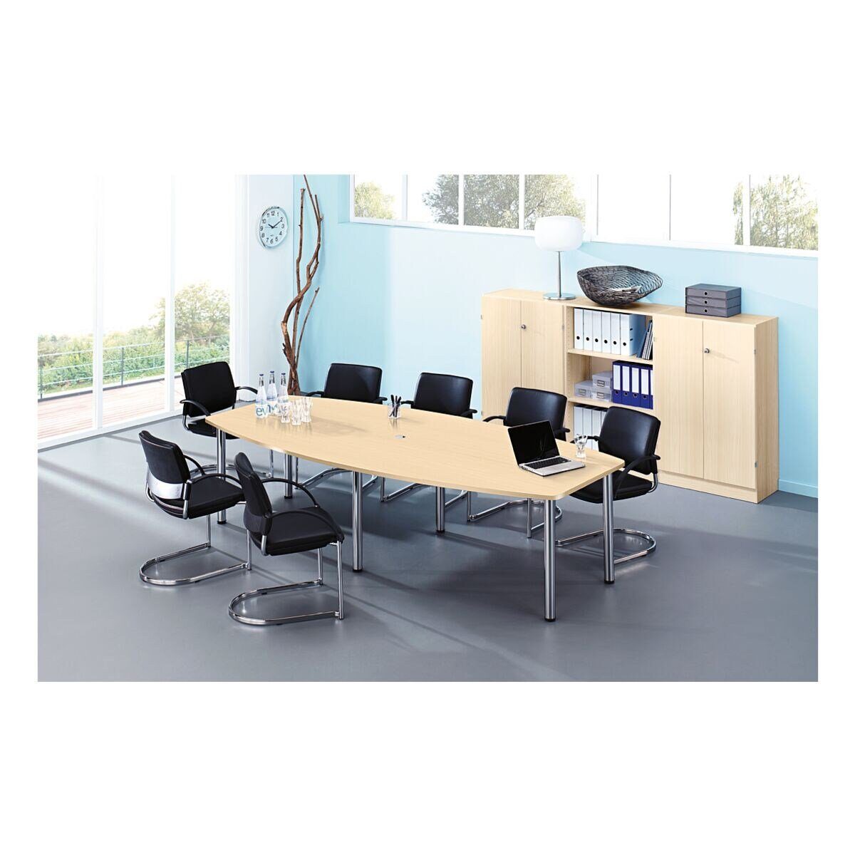 HAMMERBACHER Konferenztisch Chicago, B 280 cm, günstig online kaufen