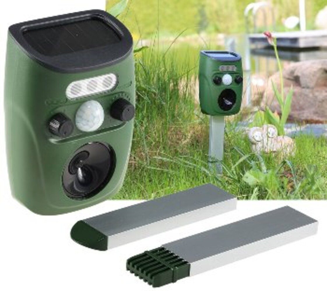 ChiliTec Bewegungsmelder Bewegungsmelder "UTS Solar Pro" wassergeschützt, IP44