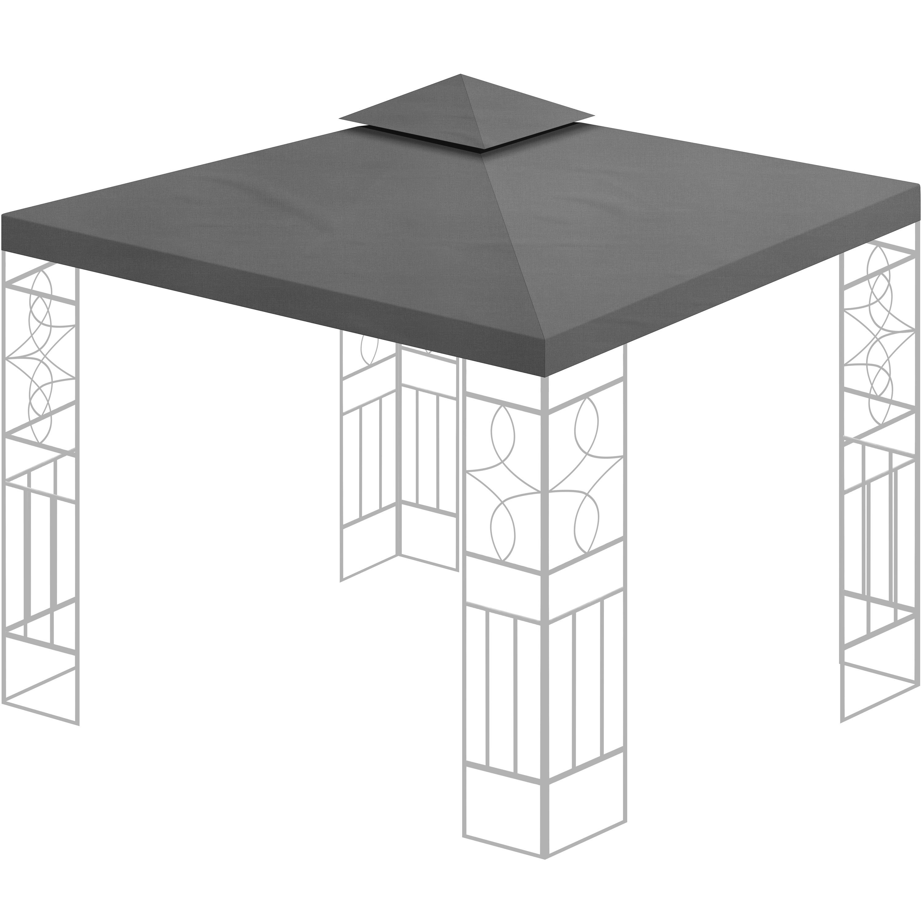 habeig Pavillon-Ersatzdach Pavillondach Ersatzdach 360g/m² PVC günstig online kaufen