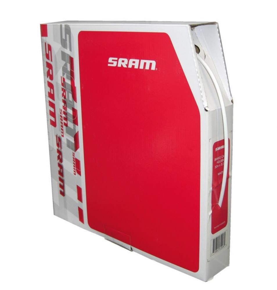 SRAM Bremszug SRAM Bremszughülle weiß 5 mm Werkstattrolle 30 m - Präzise Bremsperfor