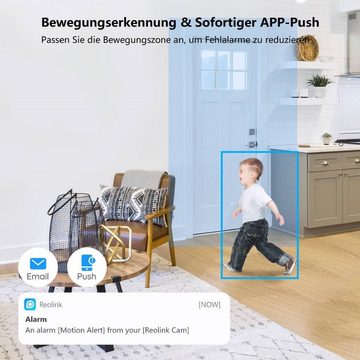 Reolink E1 Pro-2 Pack 4MP 355° Schwenk & 50° Neigung PT Indoor Dualband Überwachungskamera (Innenbereich, Automatische Verfolgung, 2-Wege-Audio, Baby Monitor, Bewegungen Personen und Haustiere erkennen)