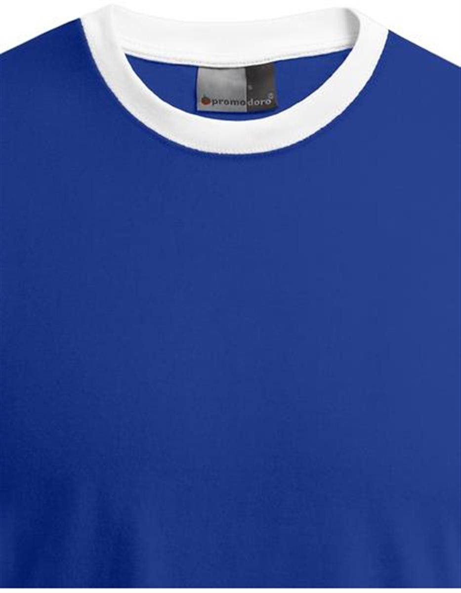Promodoro Rundhalsshirt Men´s Contrast Herren T-Shirt günstig online kaufen