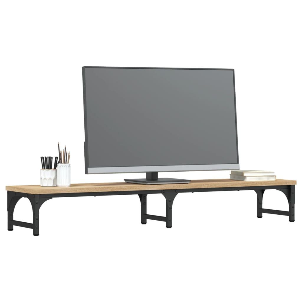 vidaXL Monitor-Halterung 105 x 23 x 155 cm Monitorständer Sonoma Eiche 105x23x15,5 cm Spanplatt