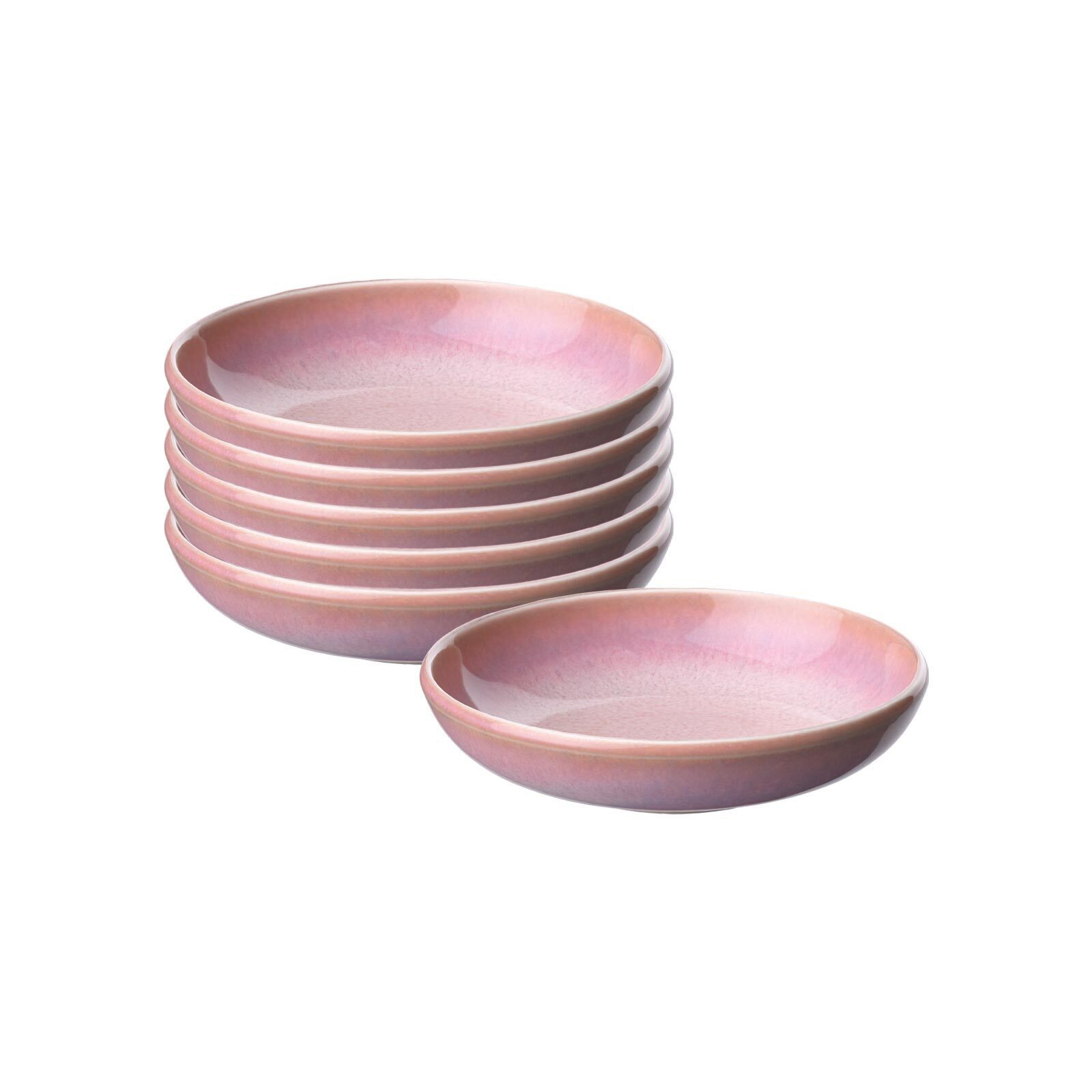 like. by Villeroy & Boch Dipschale Perlemor Coral Dipschälchen ø 11,7 cm 6er Set, Porzellan, (6 Schalen, 6-tlg)