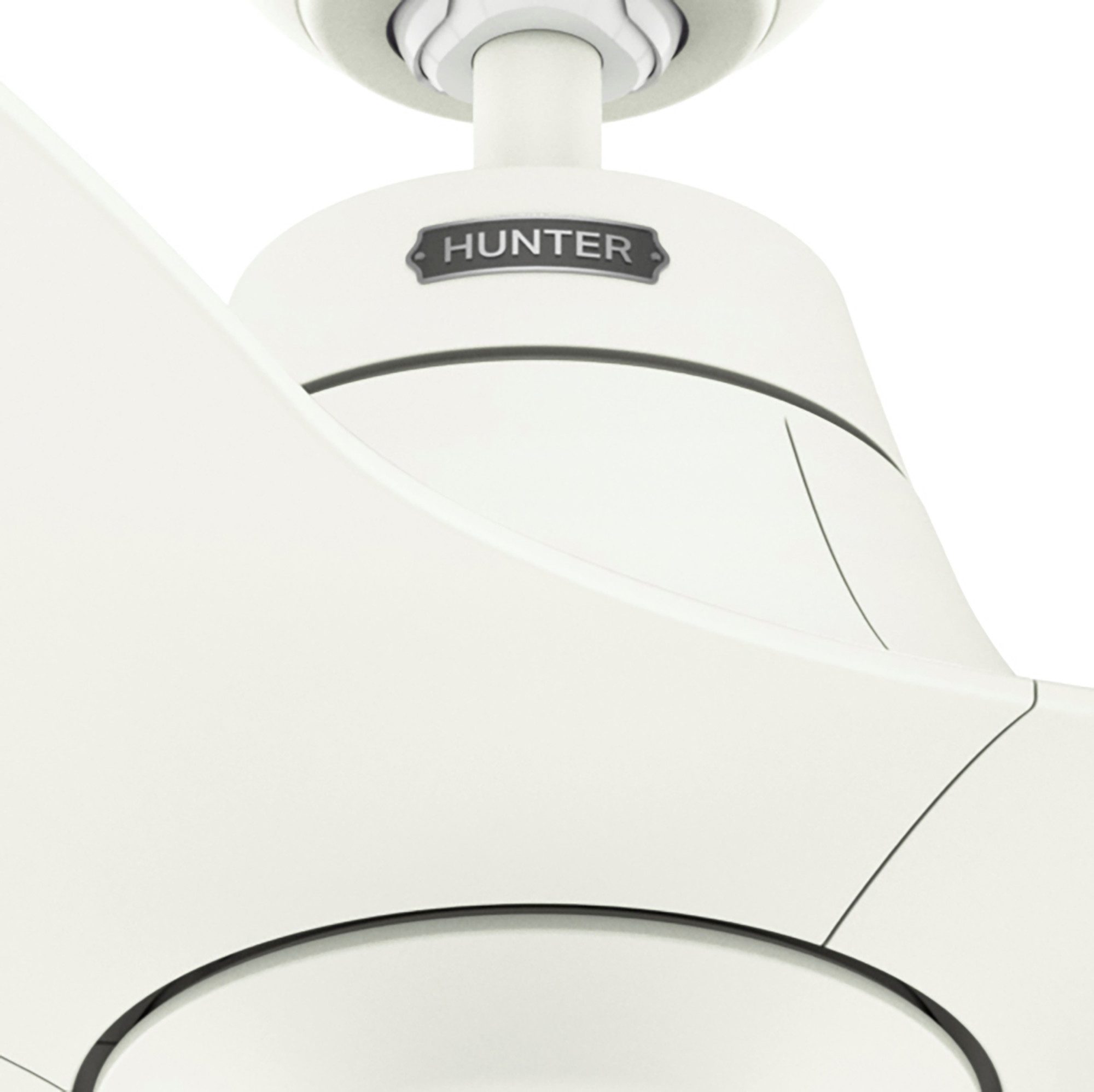 Hunter Deckenventilator DC Deckenventilator Stingray Weiß 152 cm mit LED, dimmbar