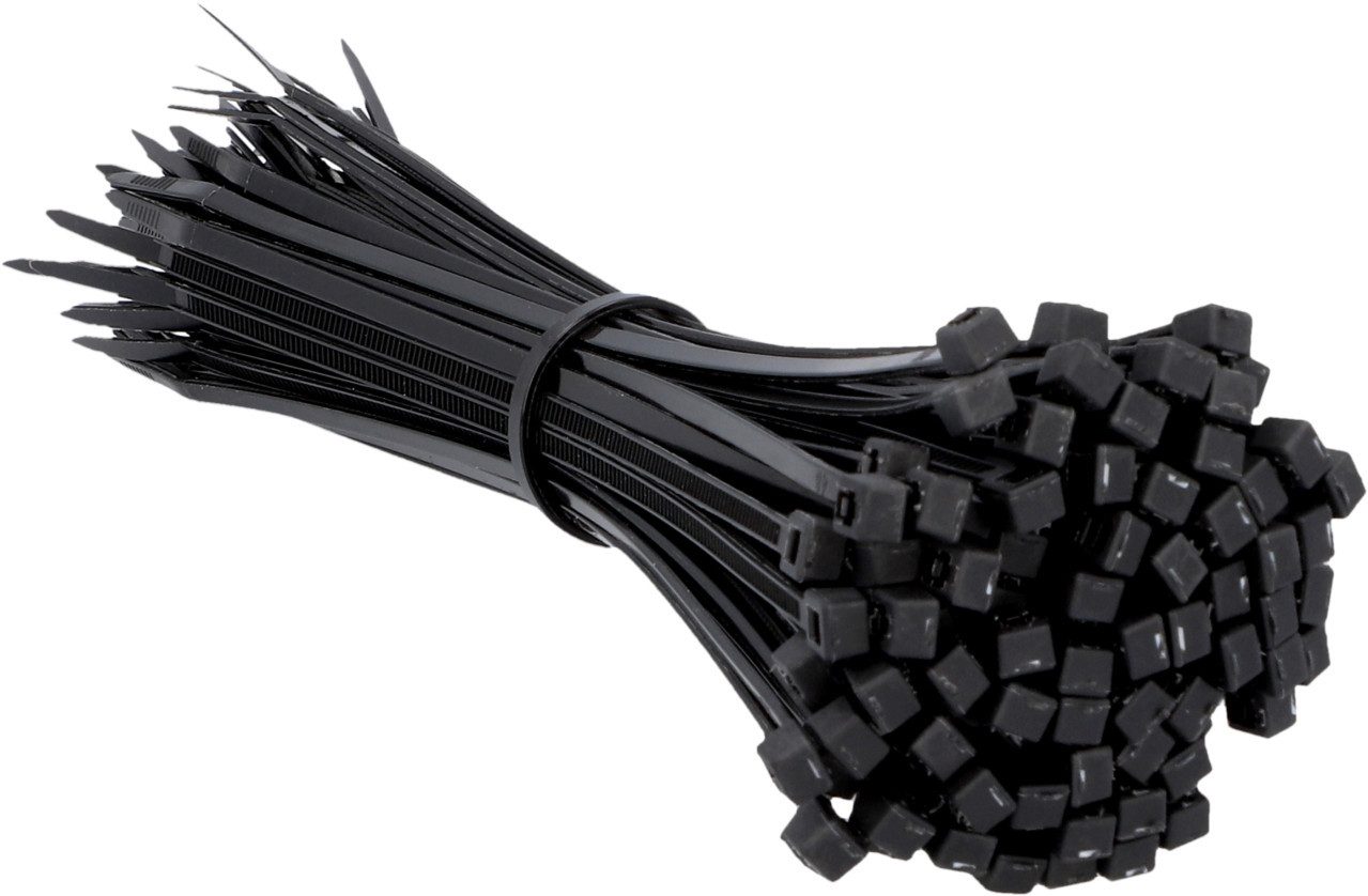 UNITEC Kabelbinder Unitec Kabelbinder 15 cm schwarz 100 Stück