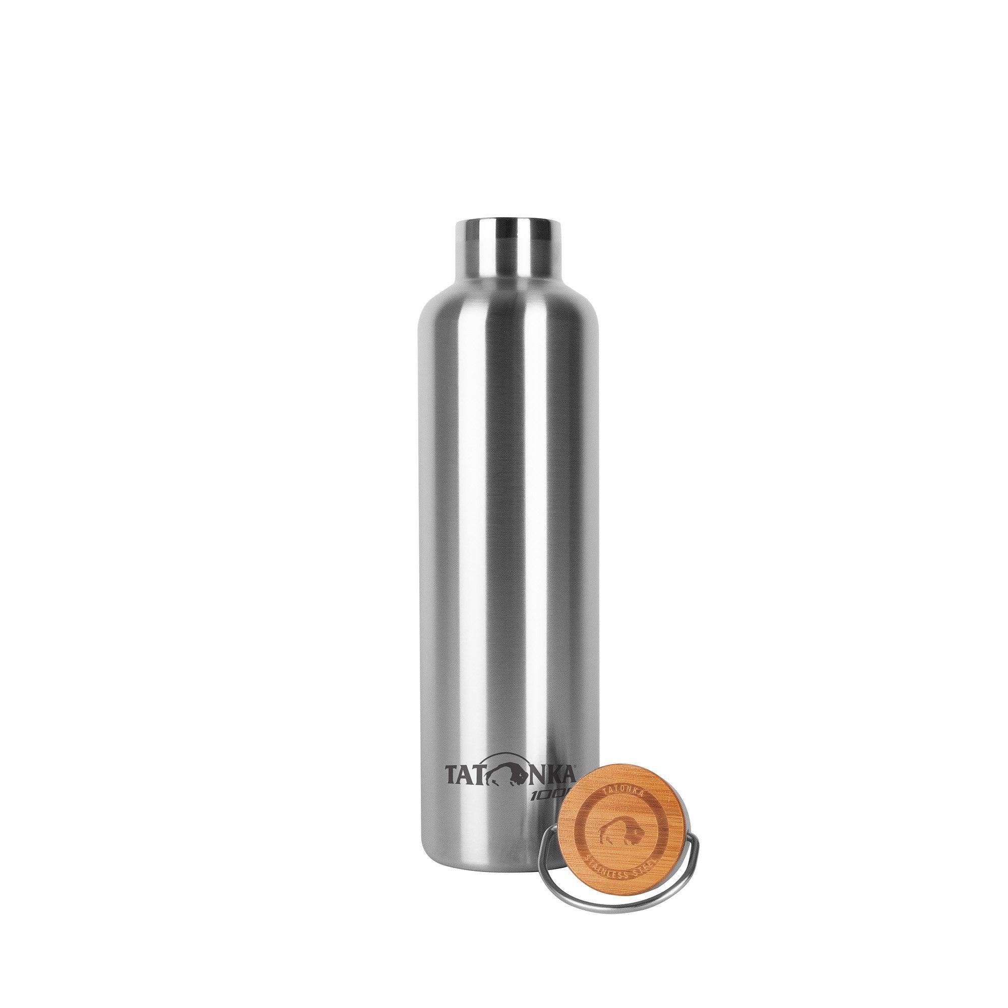 TATONKA® Isolierflasche Hot + Cold Stuff Bamboo Lid 1000 Isolierflasche