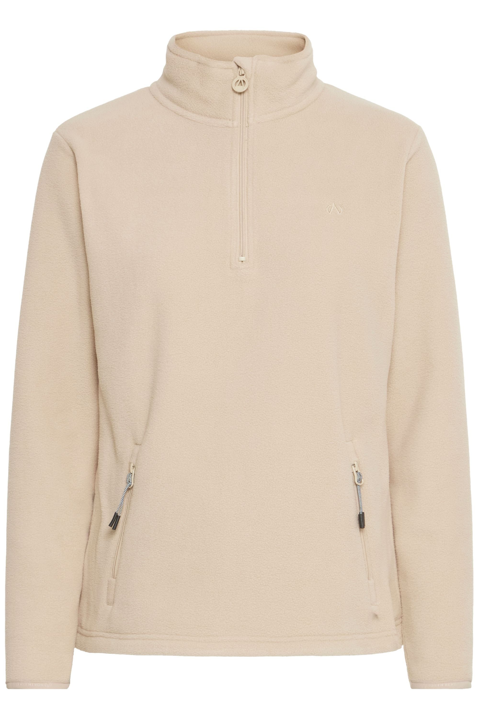 North Bend Troyer NBConni W Atmungsaktive Fleecepullover mit Troyer Kragen günstig online kaufen