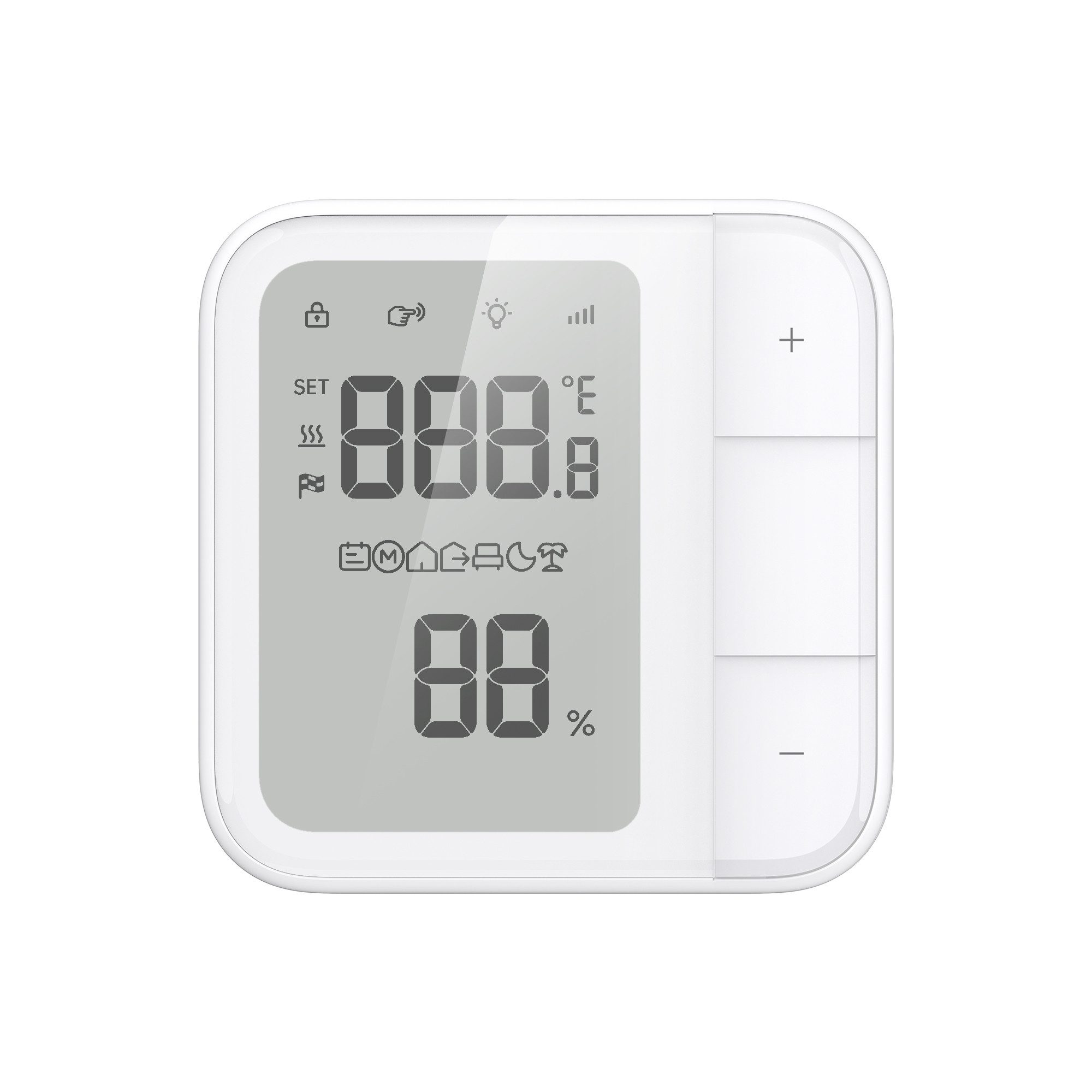 Aqara W500 room thermostat, underfloor heating thermostat, multiple control options, (1 pc), energy saving, supports Thread and Zigbee