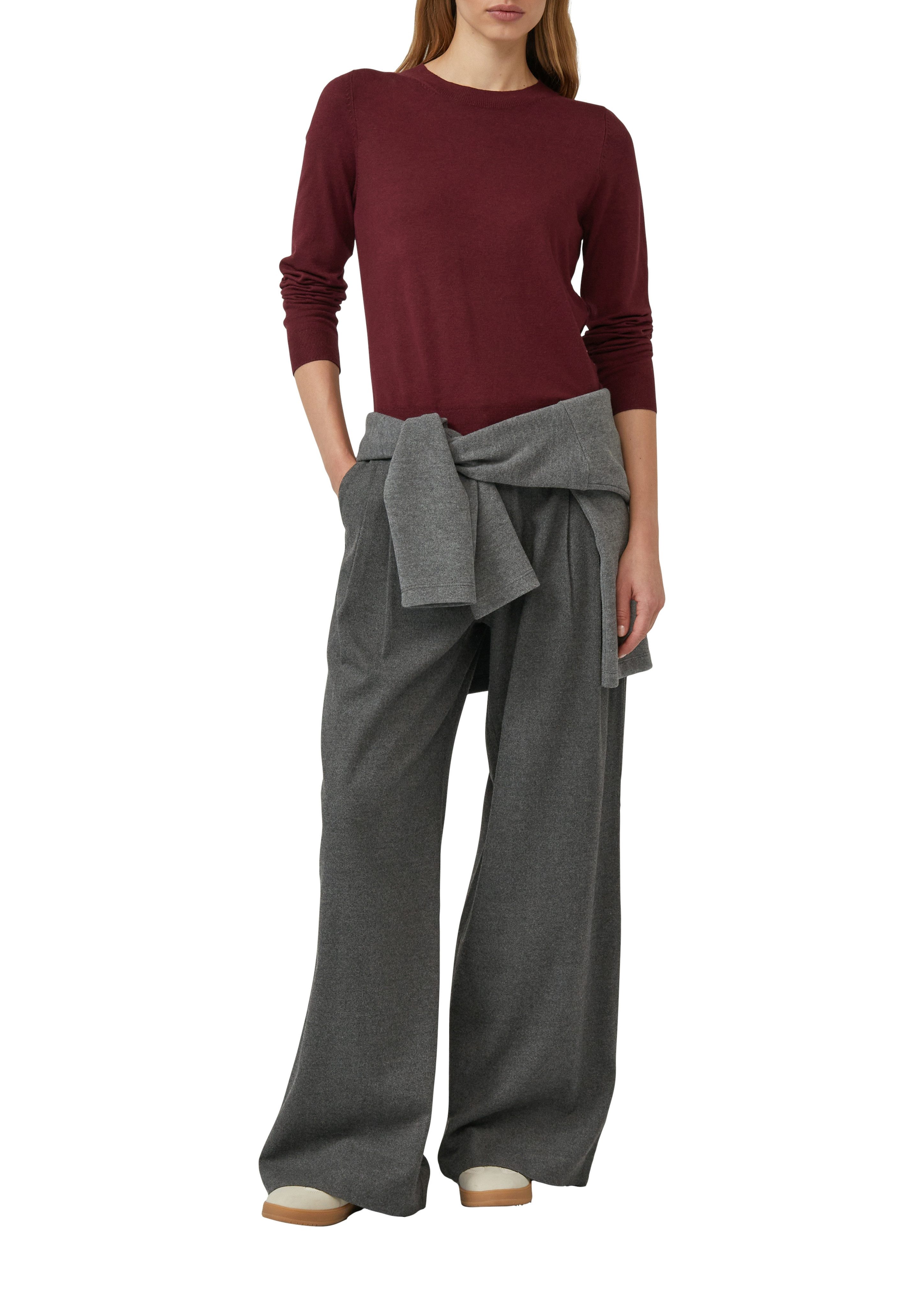 s.Oliver Strickpullover mit Stehkragen