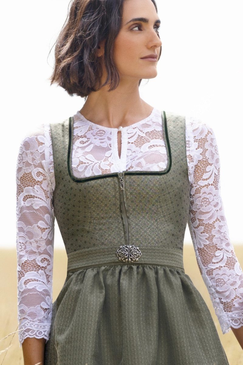 MarJo Dirndl Midi Dirndl 2tlg. - PUCHBERG - schilf günstig online kaufen