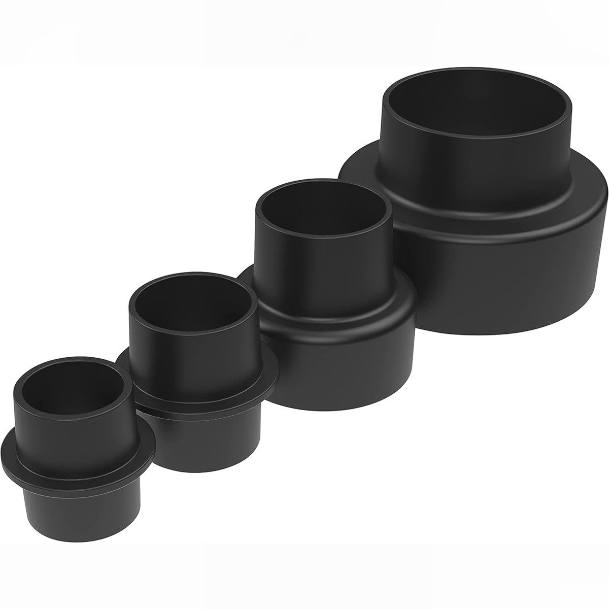 Güde Akku-Laubbläser Adapter 4 Teilig / 100 60 40 34 28 mm - Absauganlage Reduzierstücke