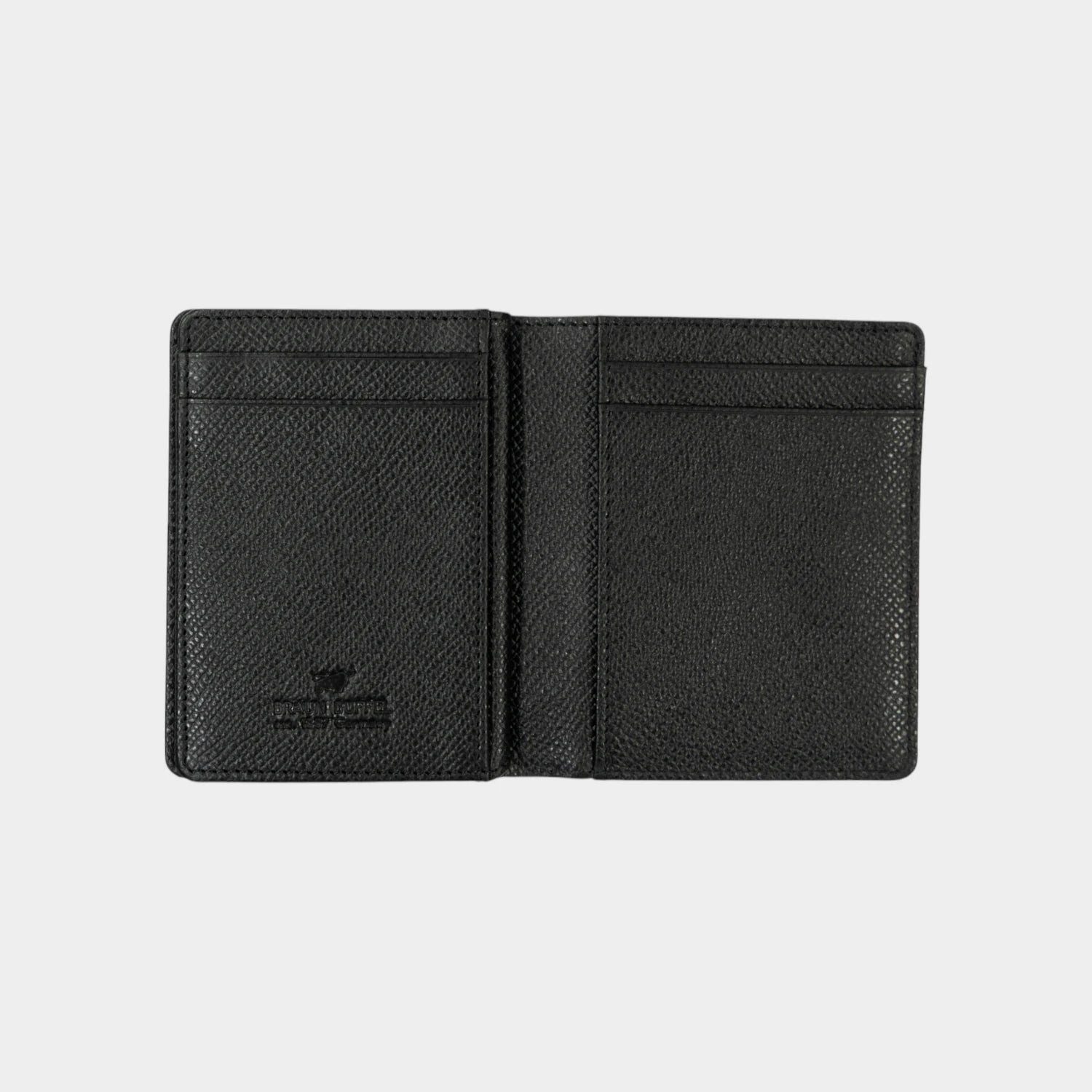 Braun Büffel Mini Geldbörse ROBIN RFID Kartenbörse S 8 Kartenfächern schwarz