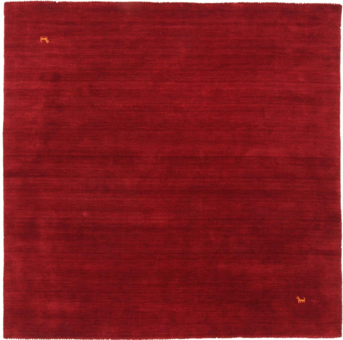 Nain Orientteppich 12 Quadratisch, Orientteppich mm Moderner rechteckig, Loom Höhe: Gabbeh Trading, 198x199 Red