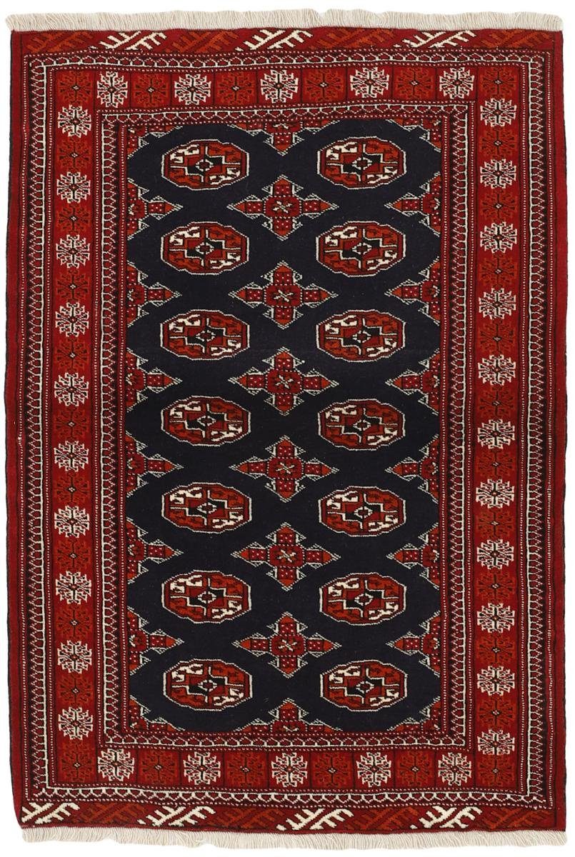 Orientteppich Turkaman 104x152 Handgeknüpfter Orientteppich / Perserteppich, Nain Trading, rechteckig, Höhe: 6 mm