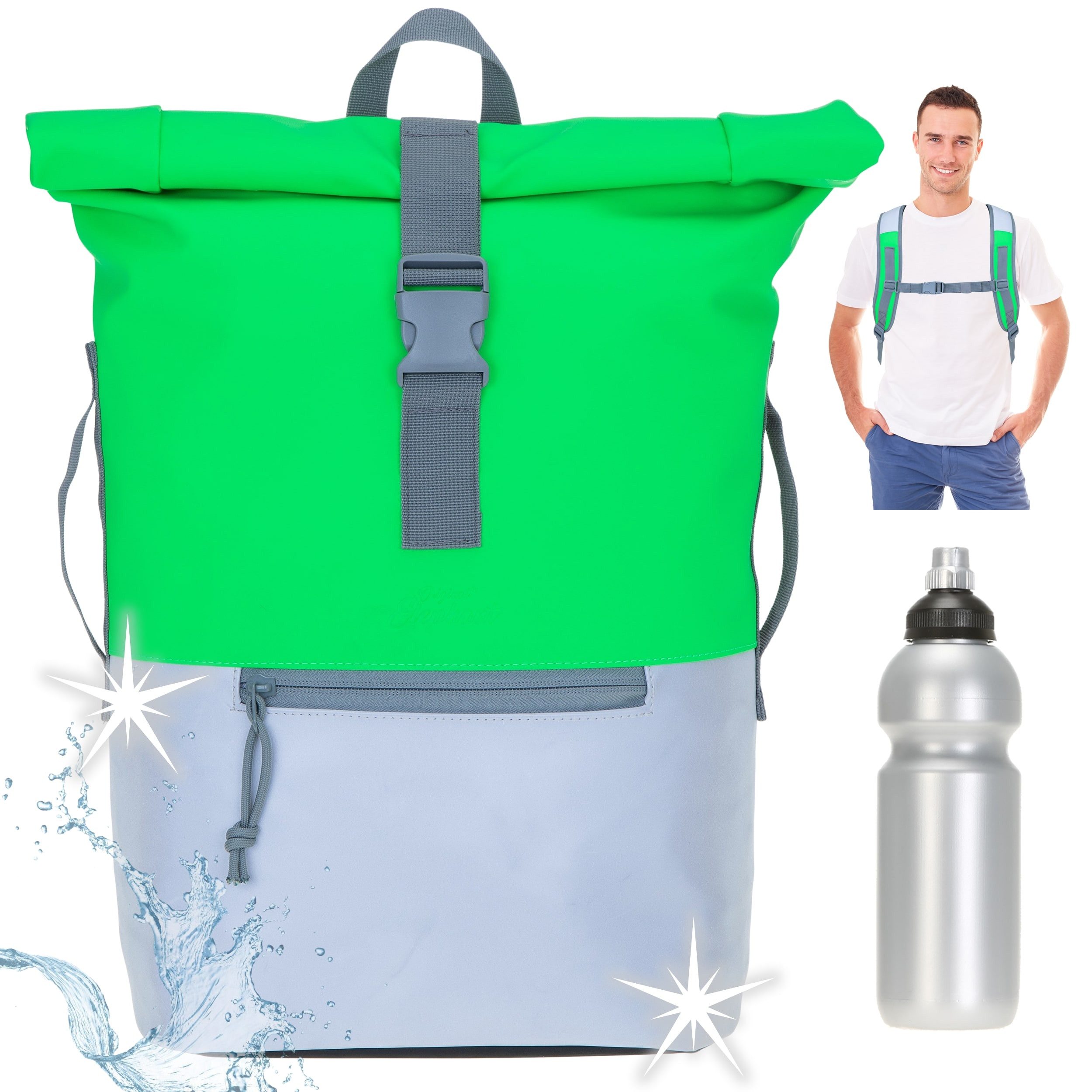 ELEPHANT Freizeitrucksack Time Bag aus Plane, Rucksack Laptoprucksack Daypa günstig online kaufen