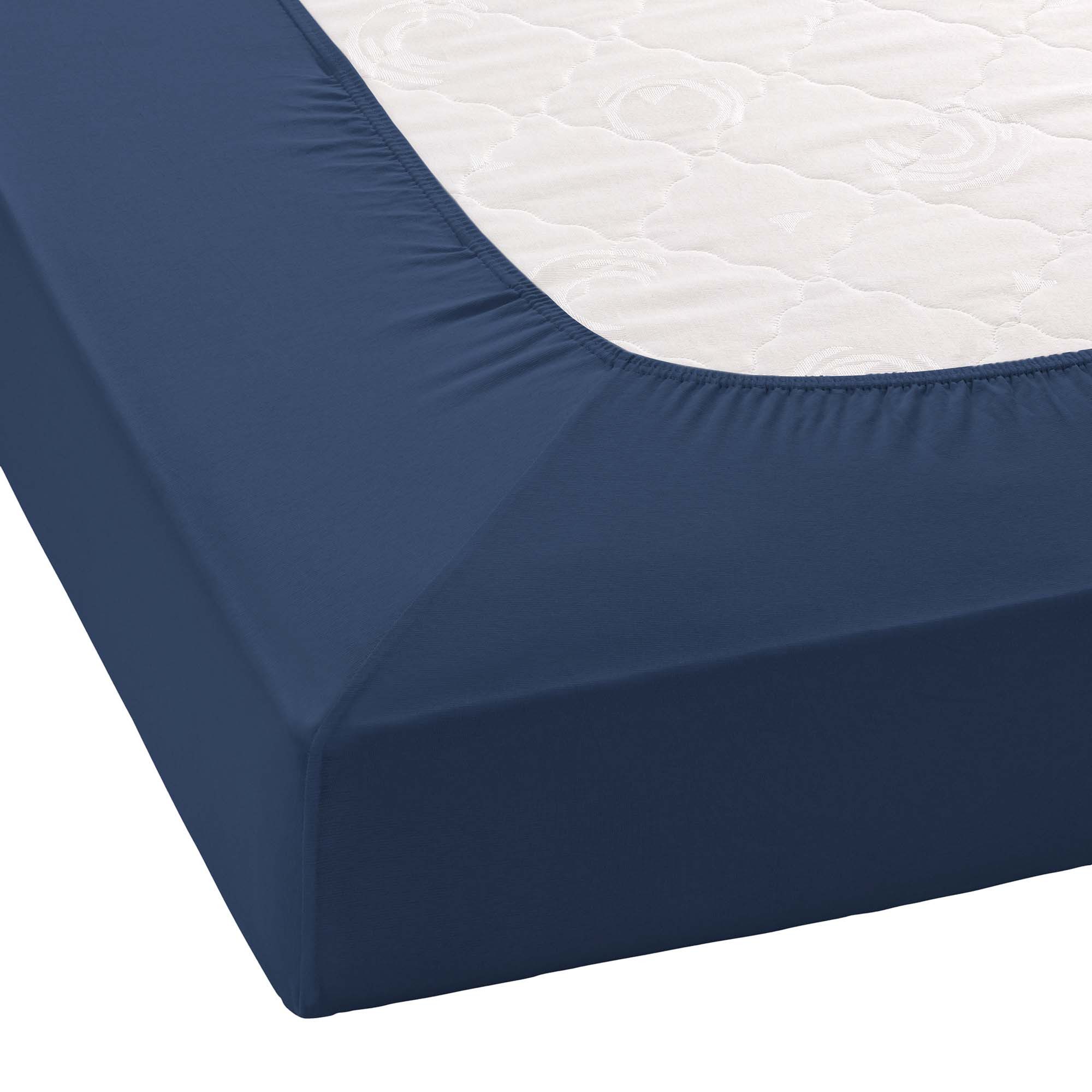 Janine Spannbettlaken ELASTIC 5002 Jersey Bettlaken mit Elasthan, 190 g/m², Jersey-Elasthan, Gummizug: rundum, (1 Stück), für Matratzen bis 35 cm Höhe, 95% Baum – Bild 3 von 5