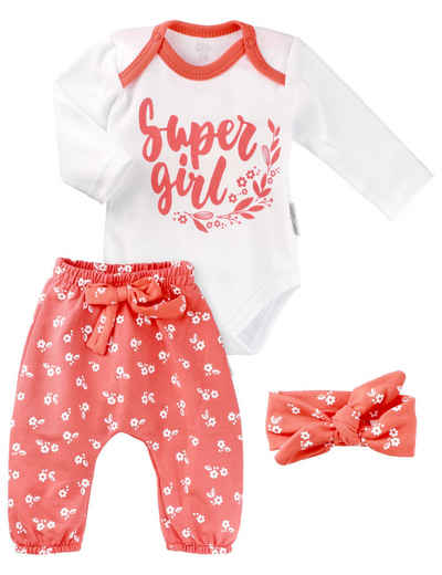 Baby Sweets Body & Hose Set Super girl Floral (Set, 3-tlg., 3 Teile)