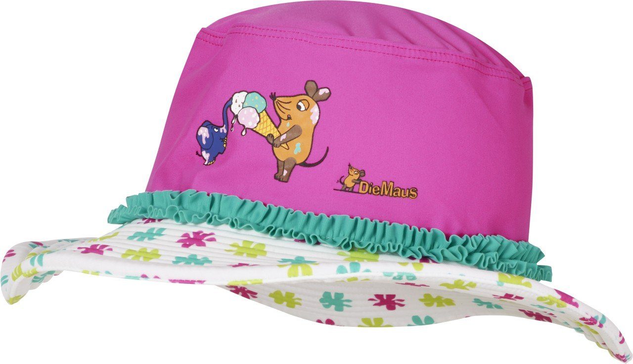 Playshoes Sonnenhut UV-Schutz Sonnenhut DIE MAUS Blumen