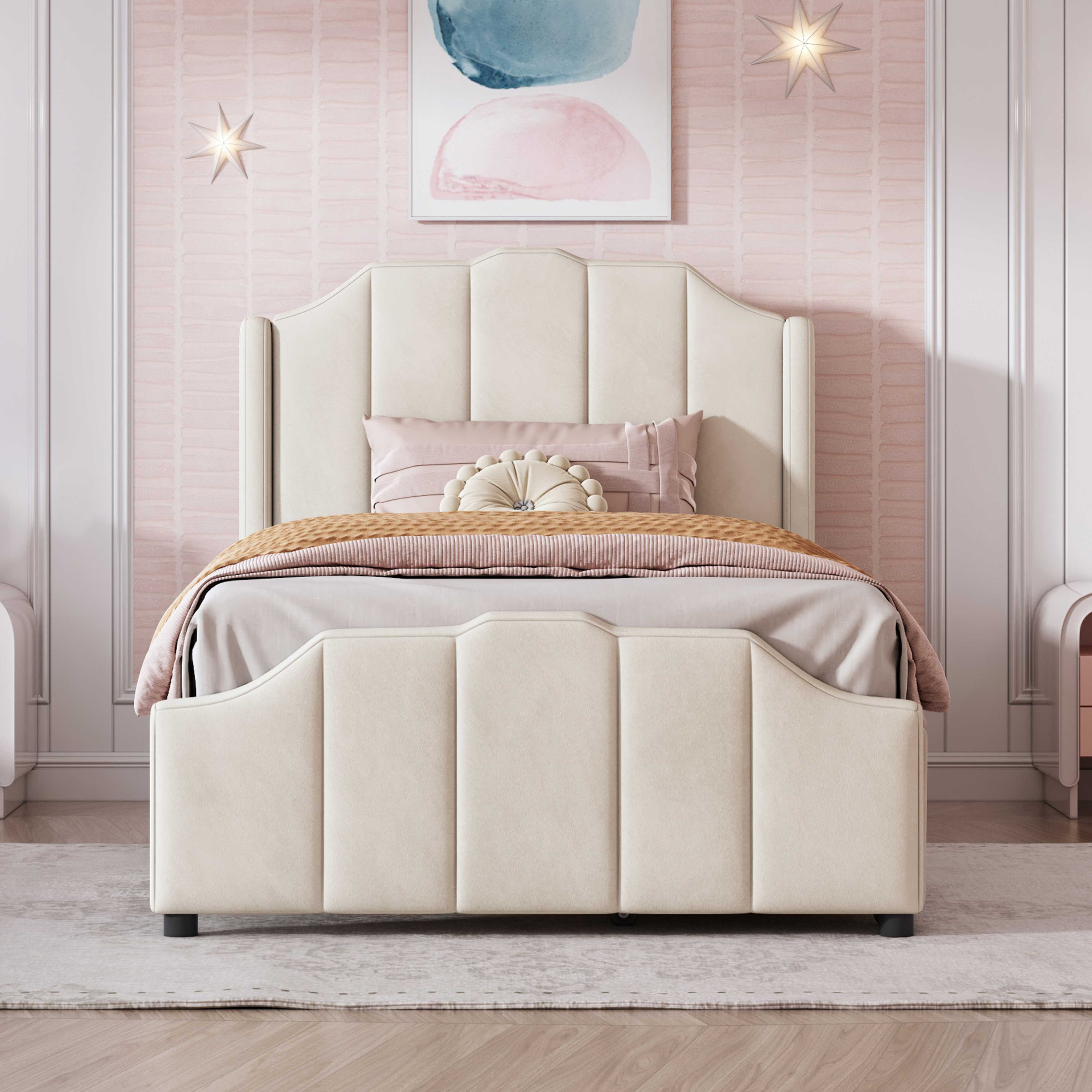 BlingBin Einzelbett Kinderbett Polsterbett Stauraumbett (1-tlg., günstig online kaufen