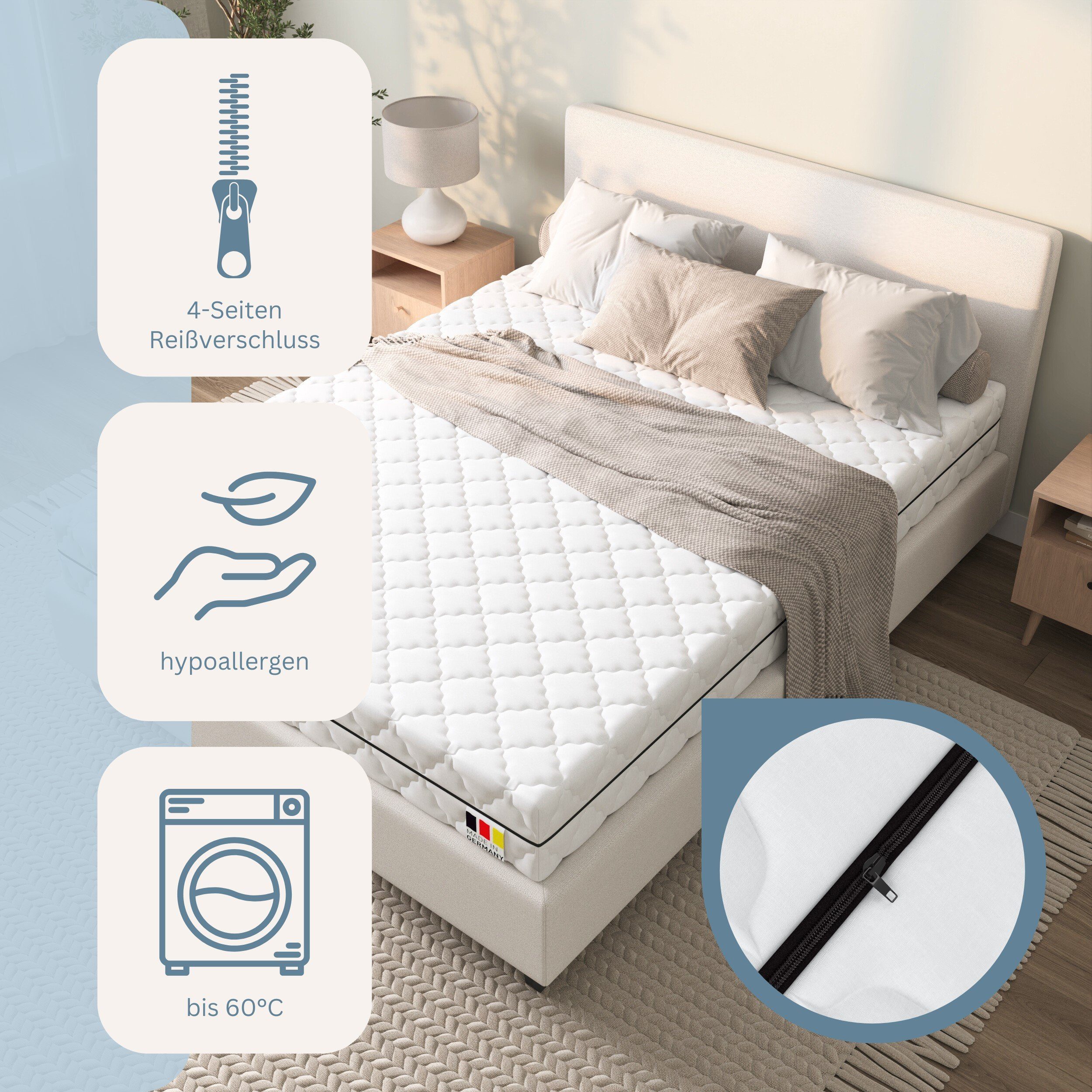 Kaltschaummatratze Ortho Klassik 19, 7 Zonen H2 / H3 / H4 / H5-XL, MSS e.K. günstig online kaufen