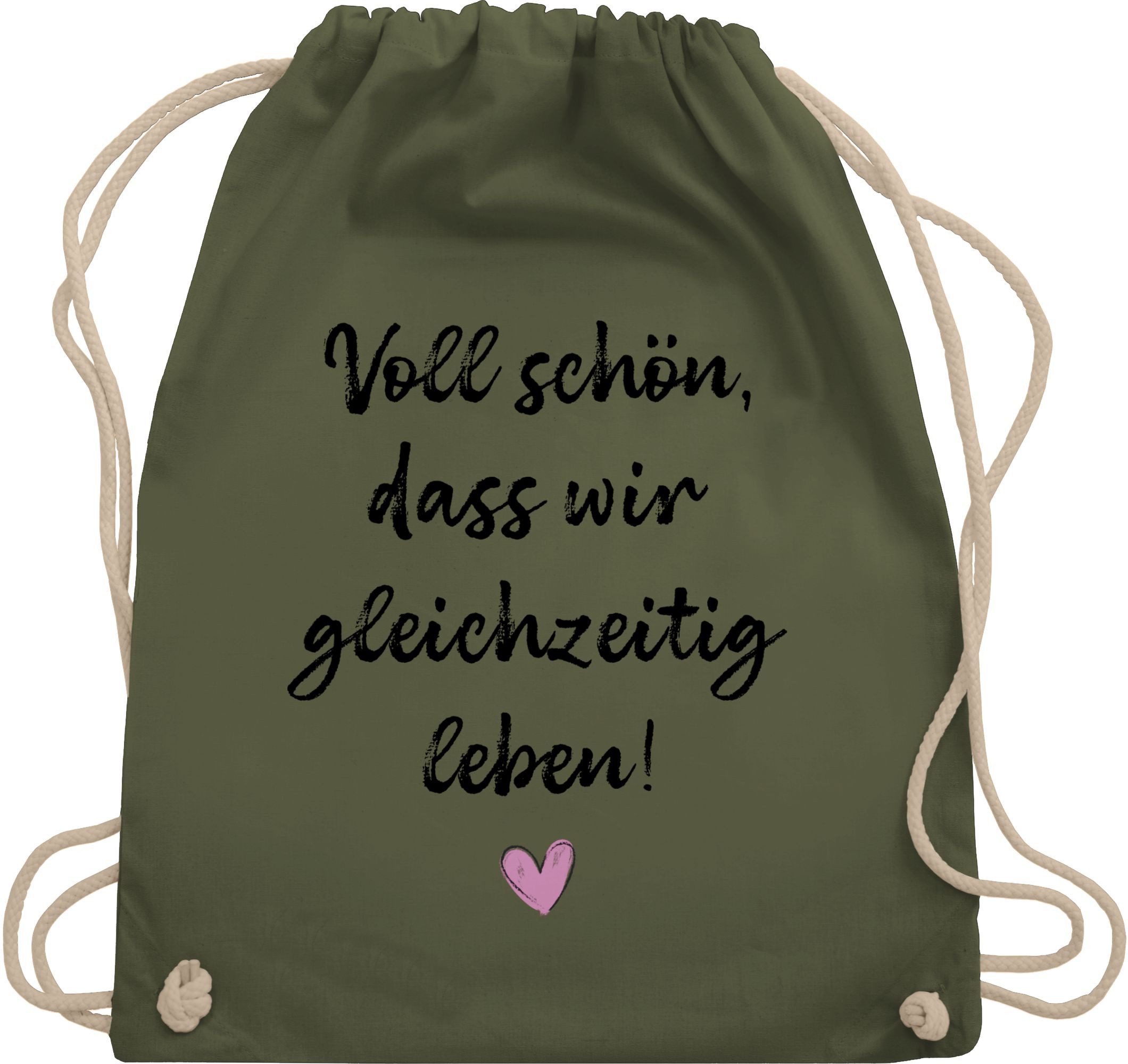 Shirtracer Turnbeutel Voll schön dass wir günstig online kaufen