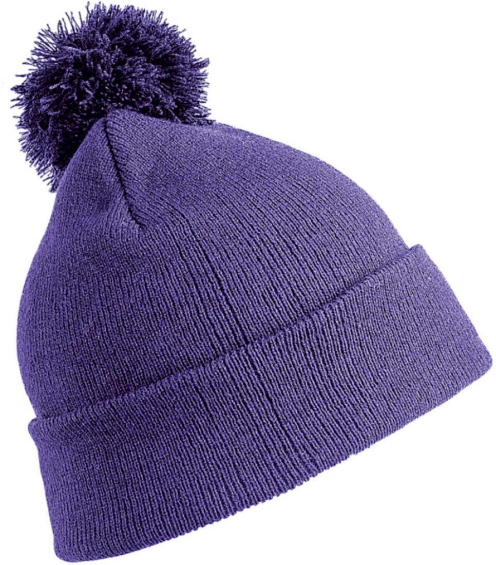 Result Baseball Cap Junior Pom Pom Beanie Wintermütze für Kinder